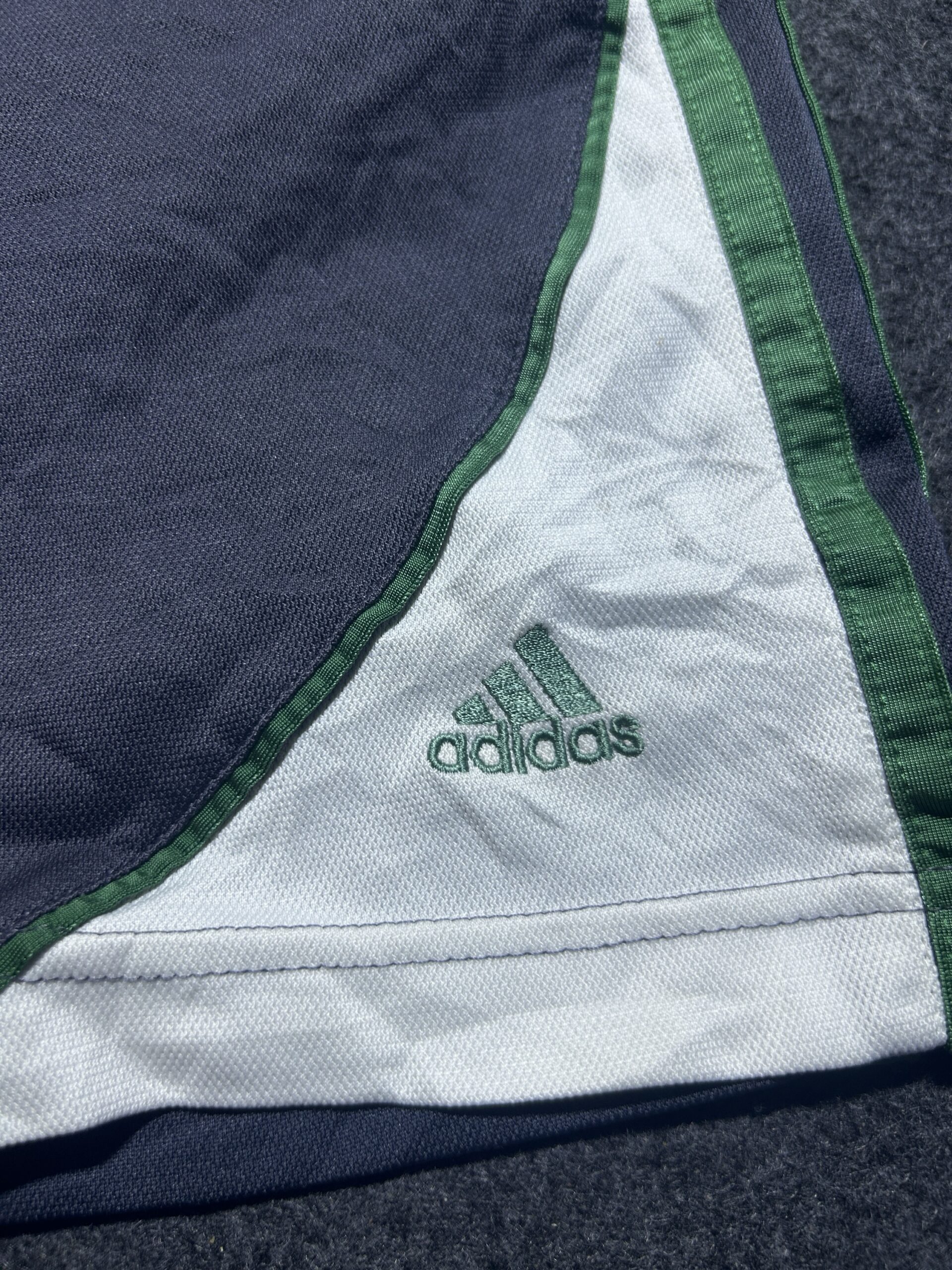 Adidas Navy Training Shorts detail view