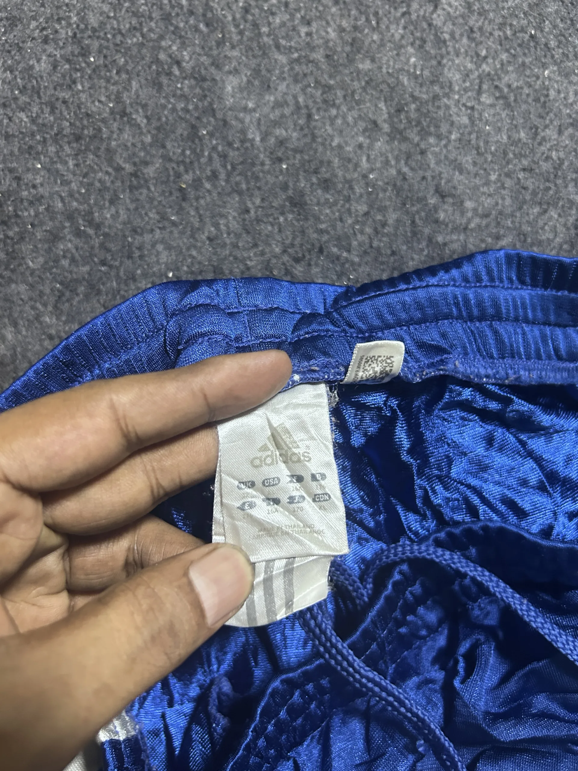 Adidas White Track Pants back view