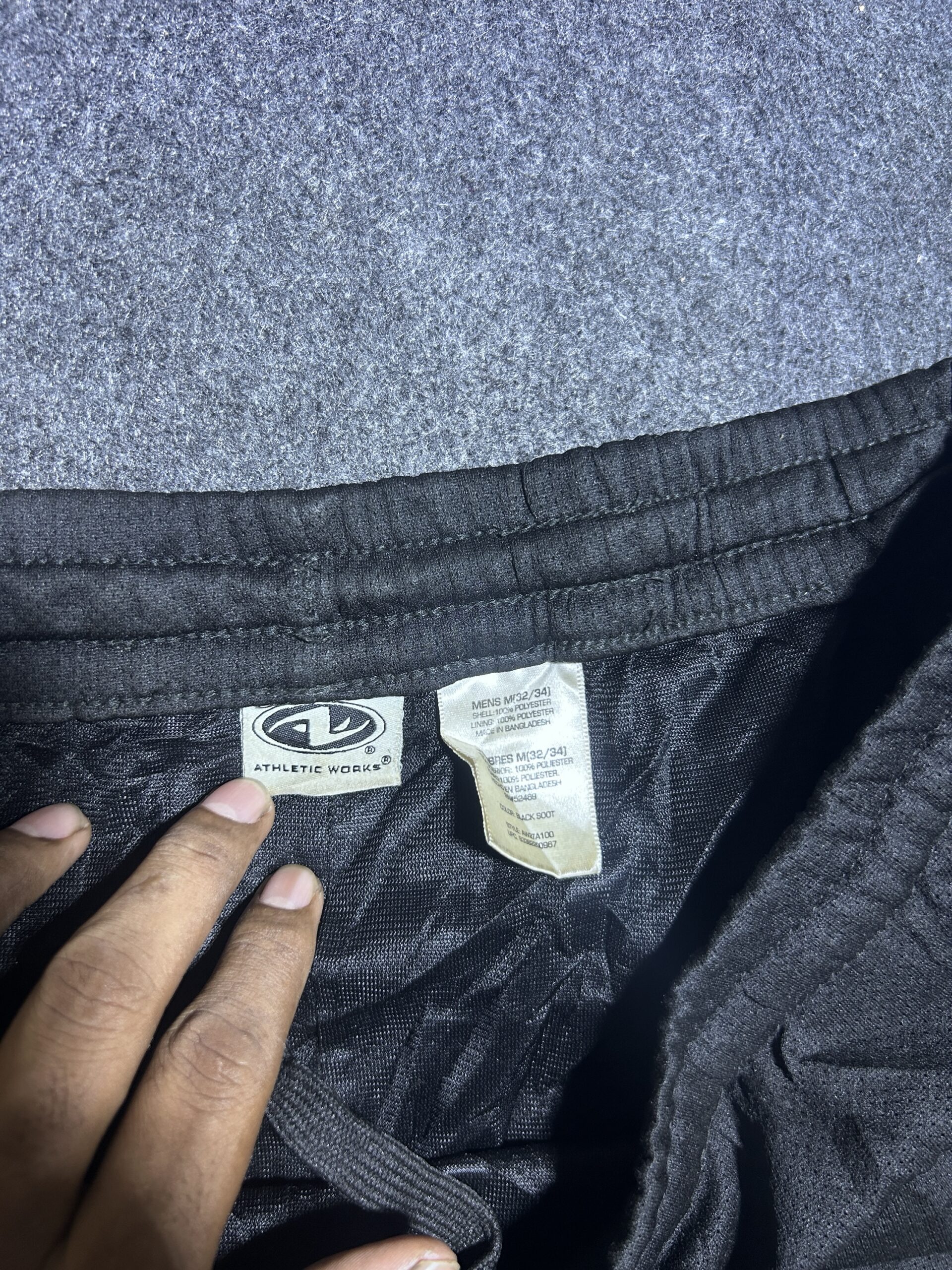 Black Training Shorts detail view