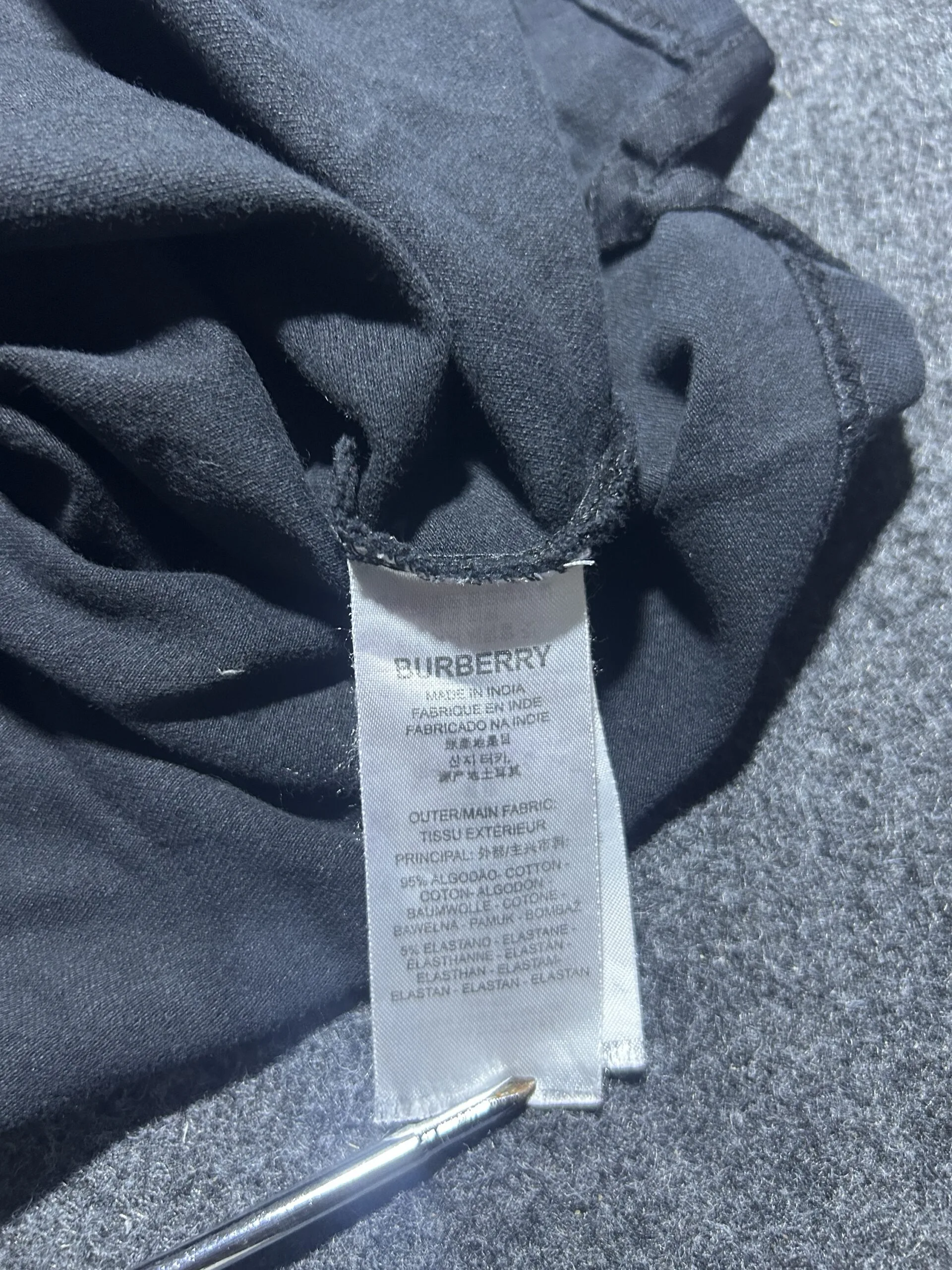 Black T-Shirt detail view