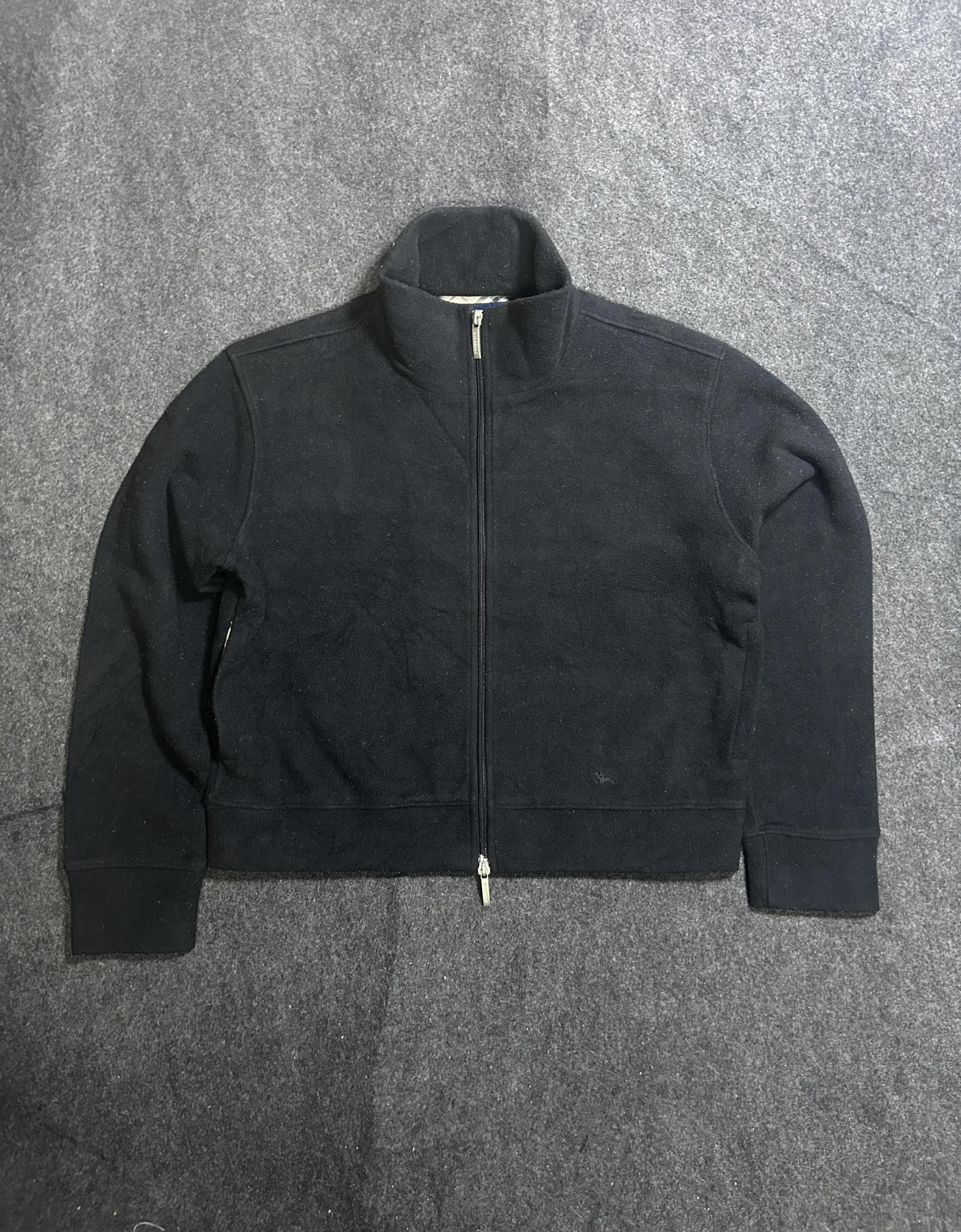 The North Face Black Fleece Jacket front view