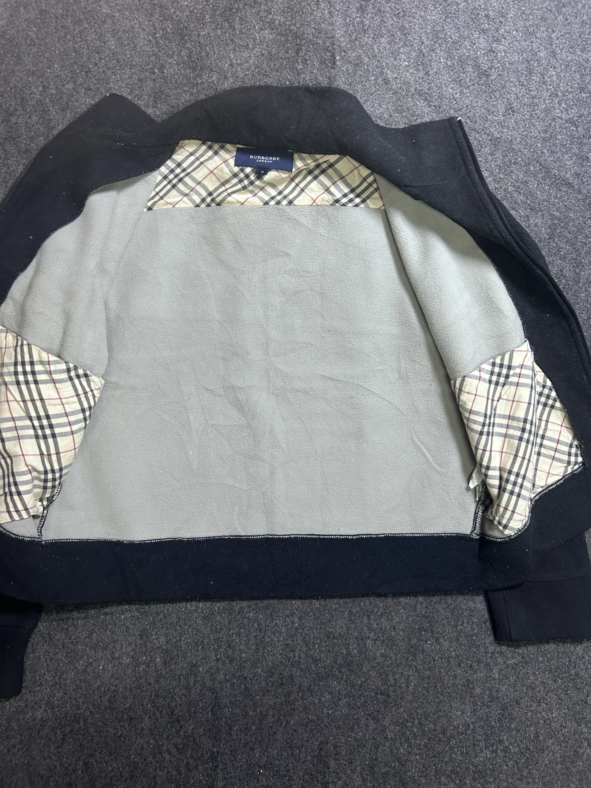 The North Face Black Fleece Jacket detail view