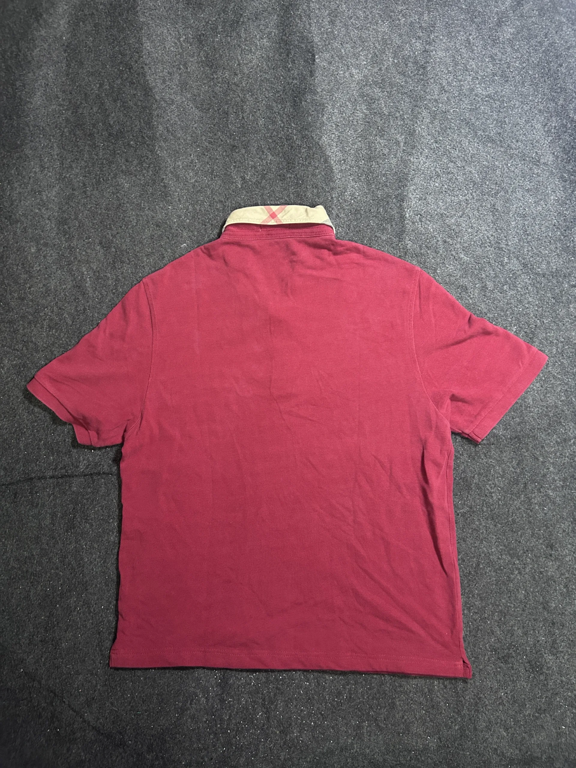 Red Polo Shirt detail view