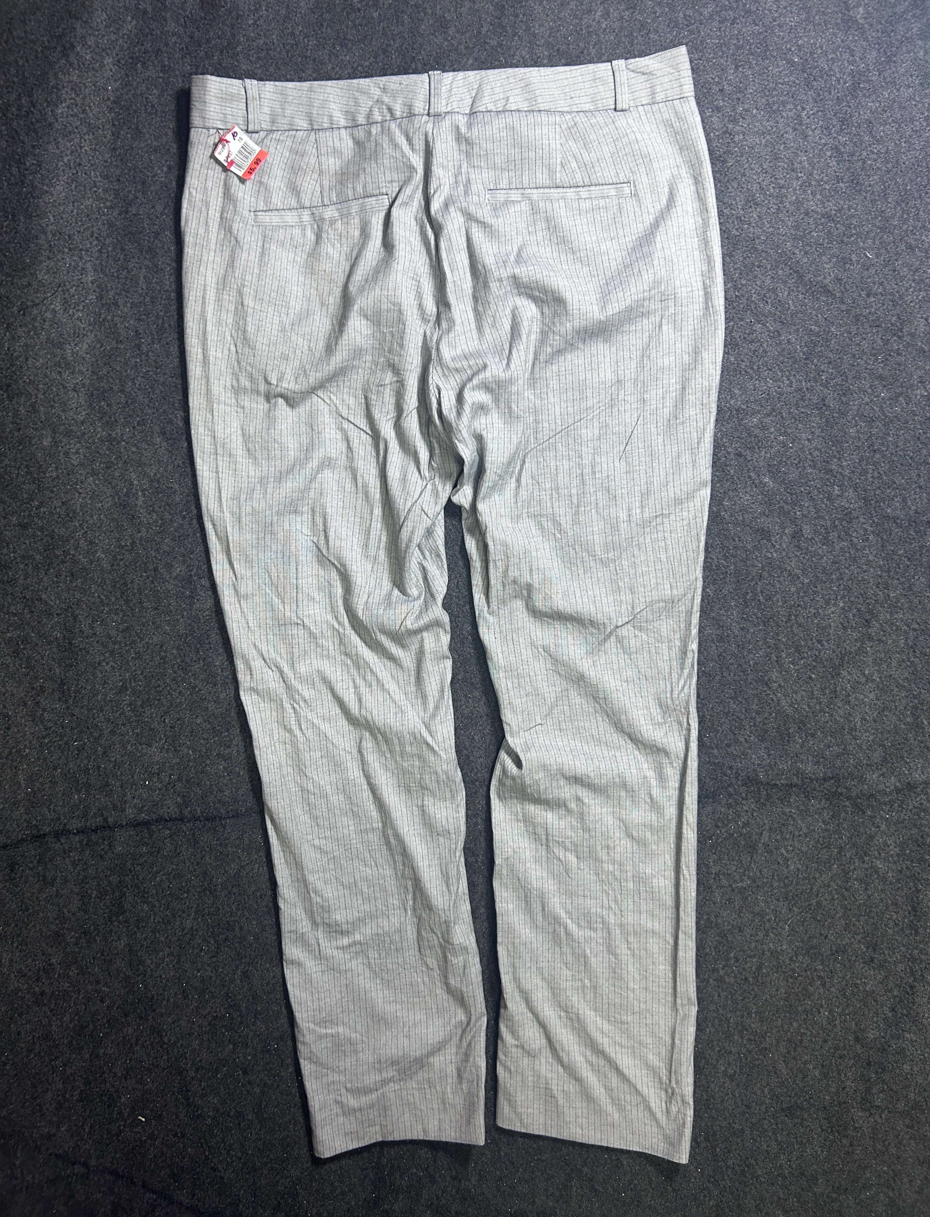 Grey Trousers back view