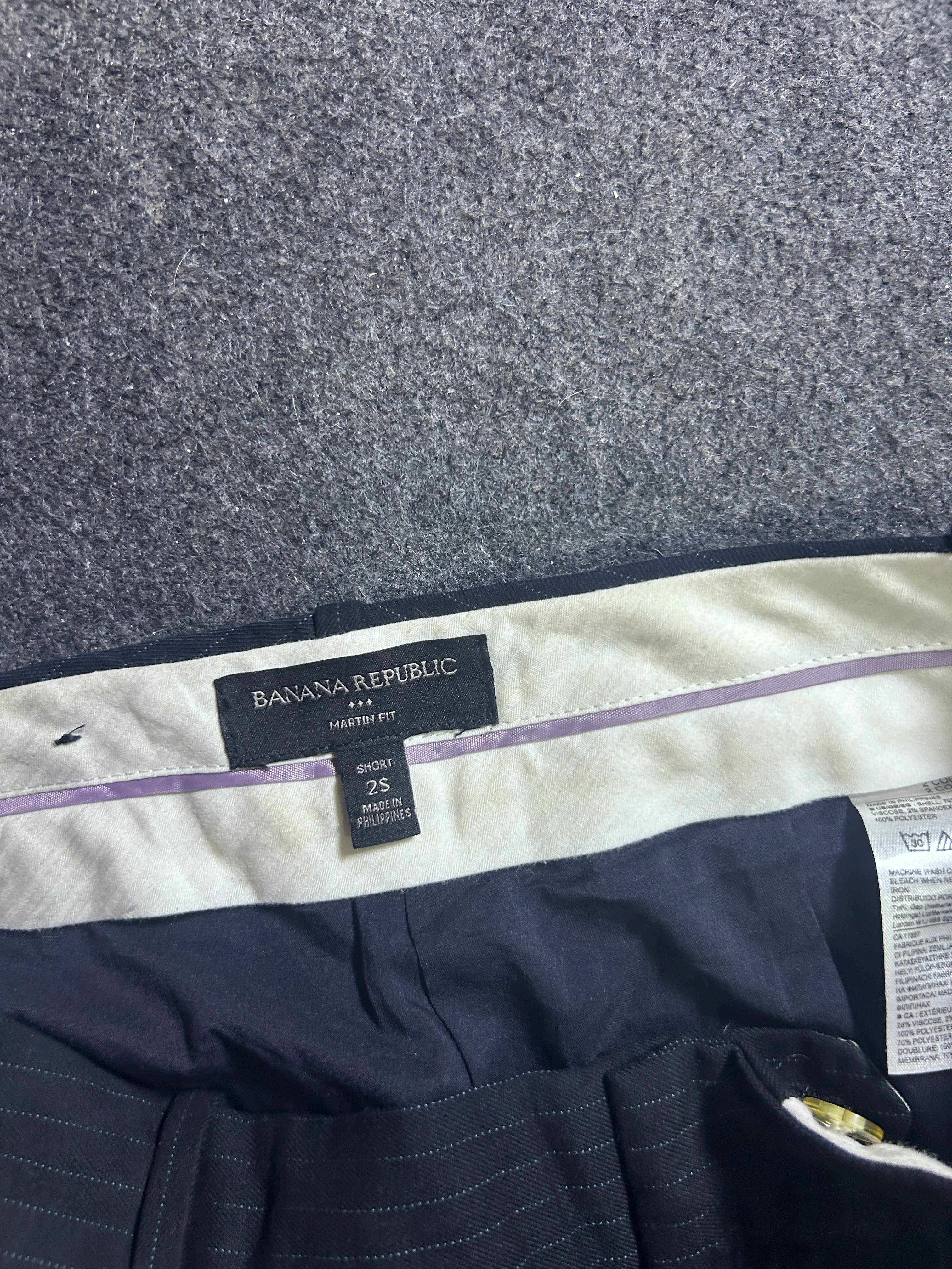 Navy Formal Trousers detail view