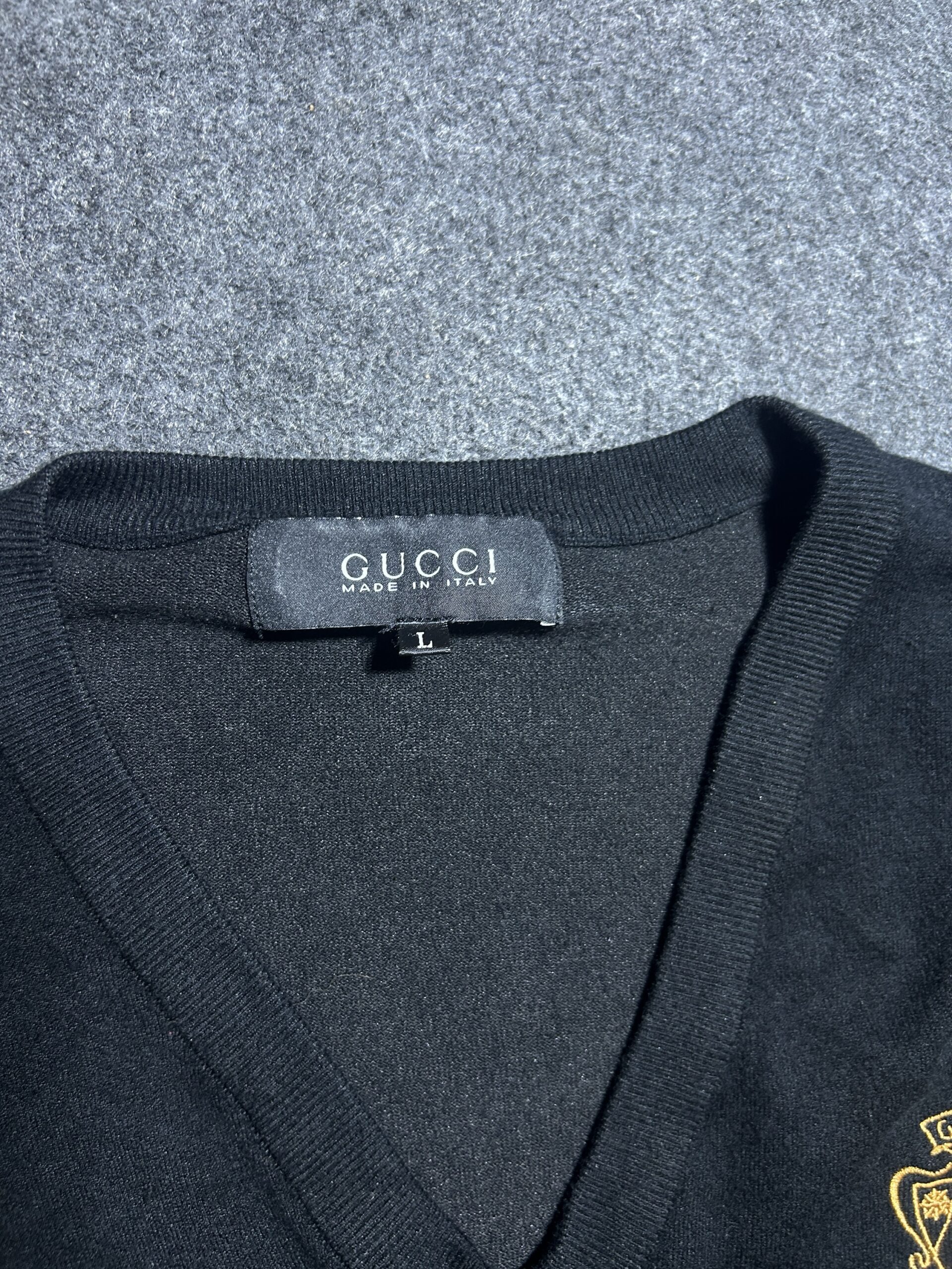 Black Sweater detail view