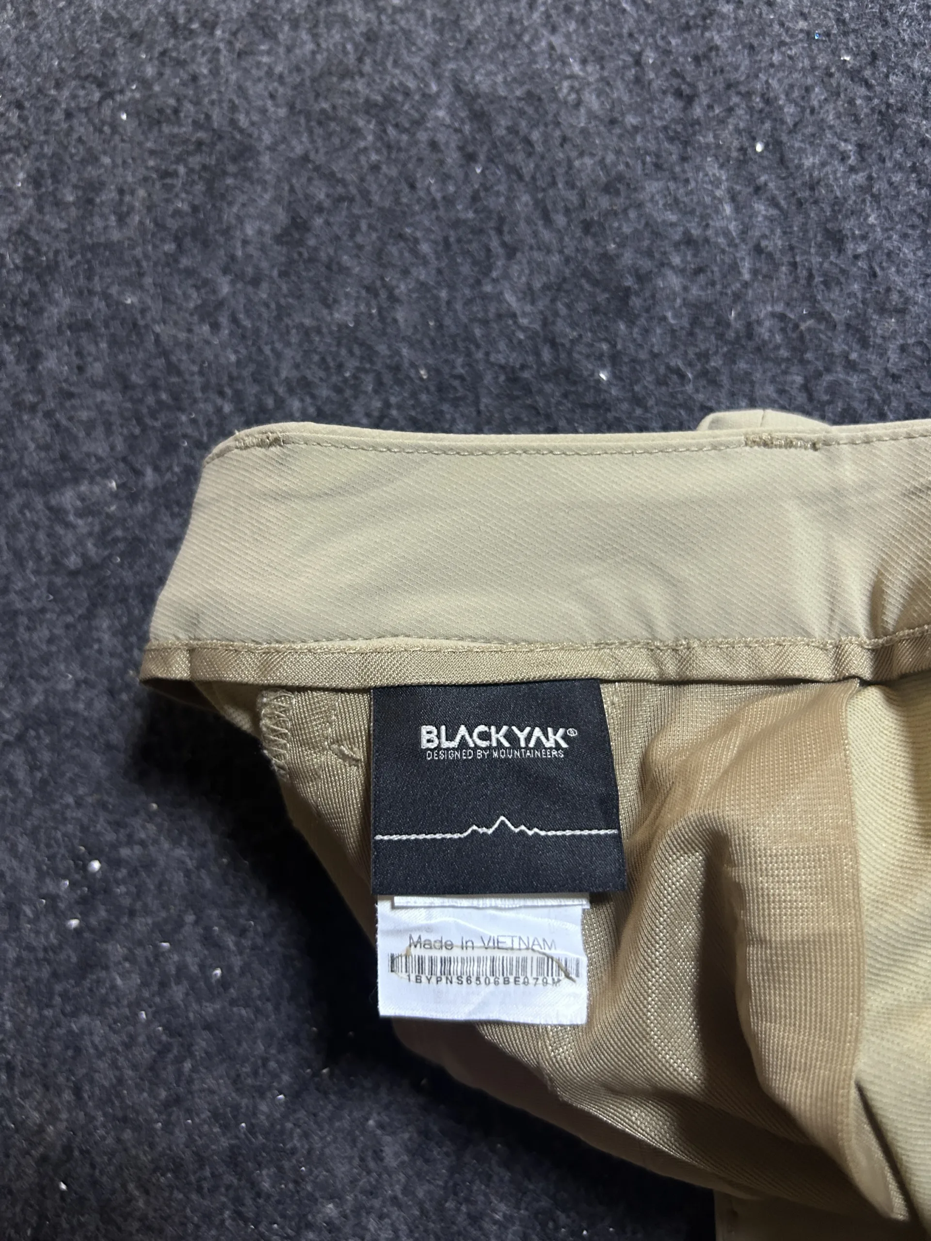 Pants back view