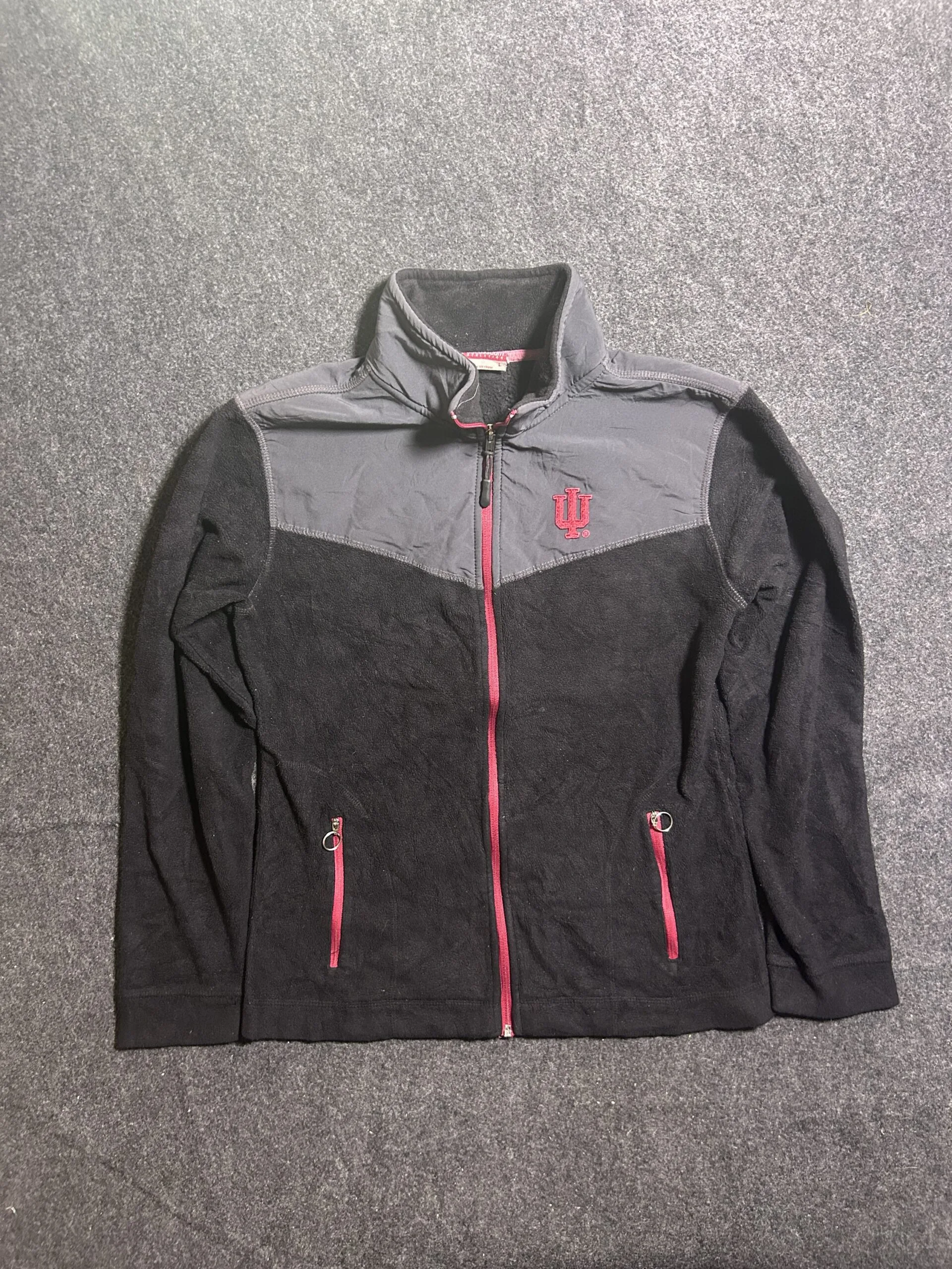Black Fleece Jacket front view