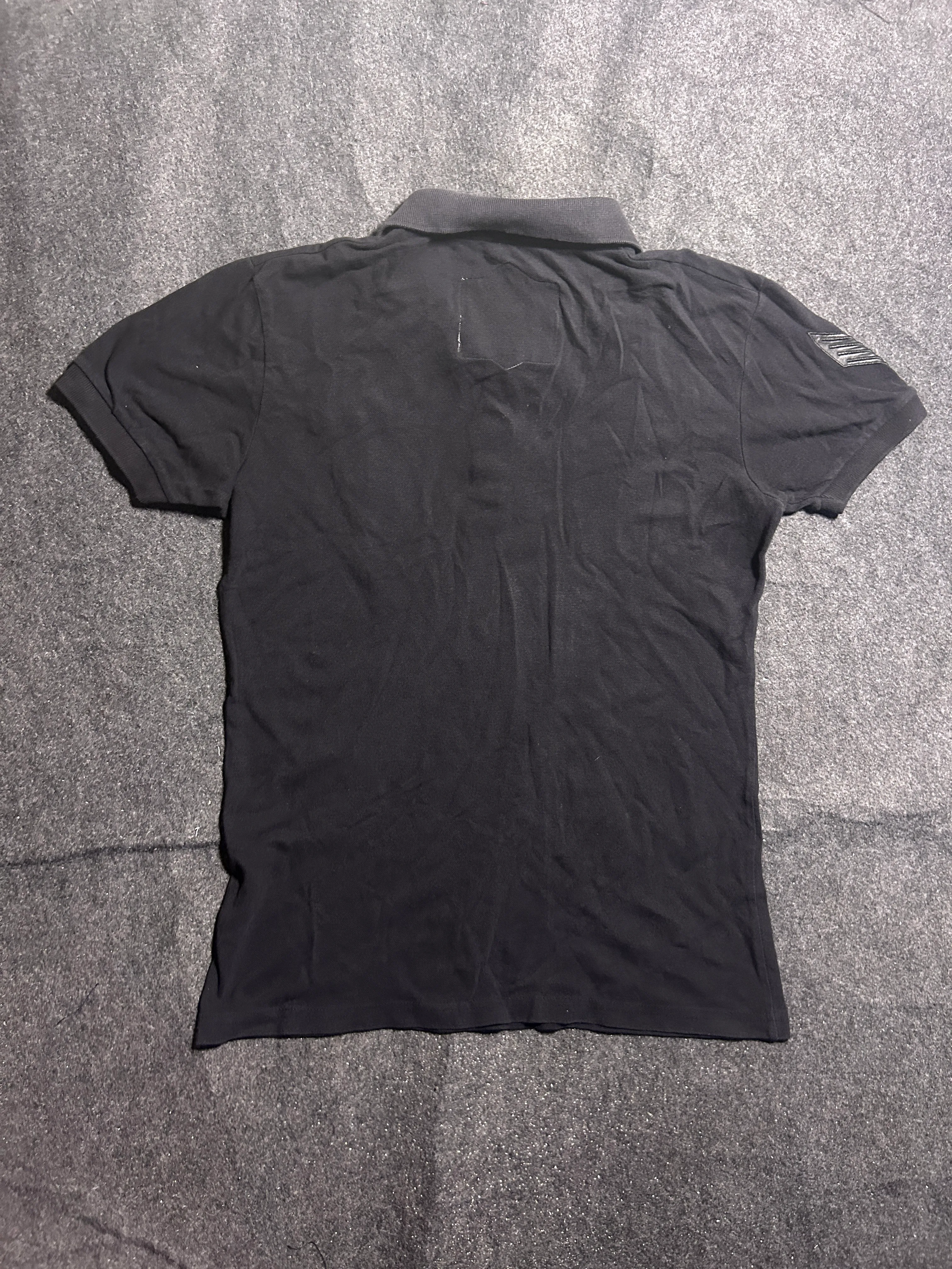Black Polo Shirt detail view