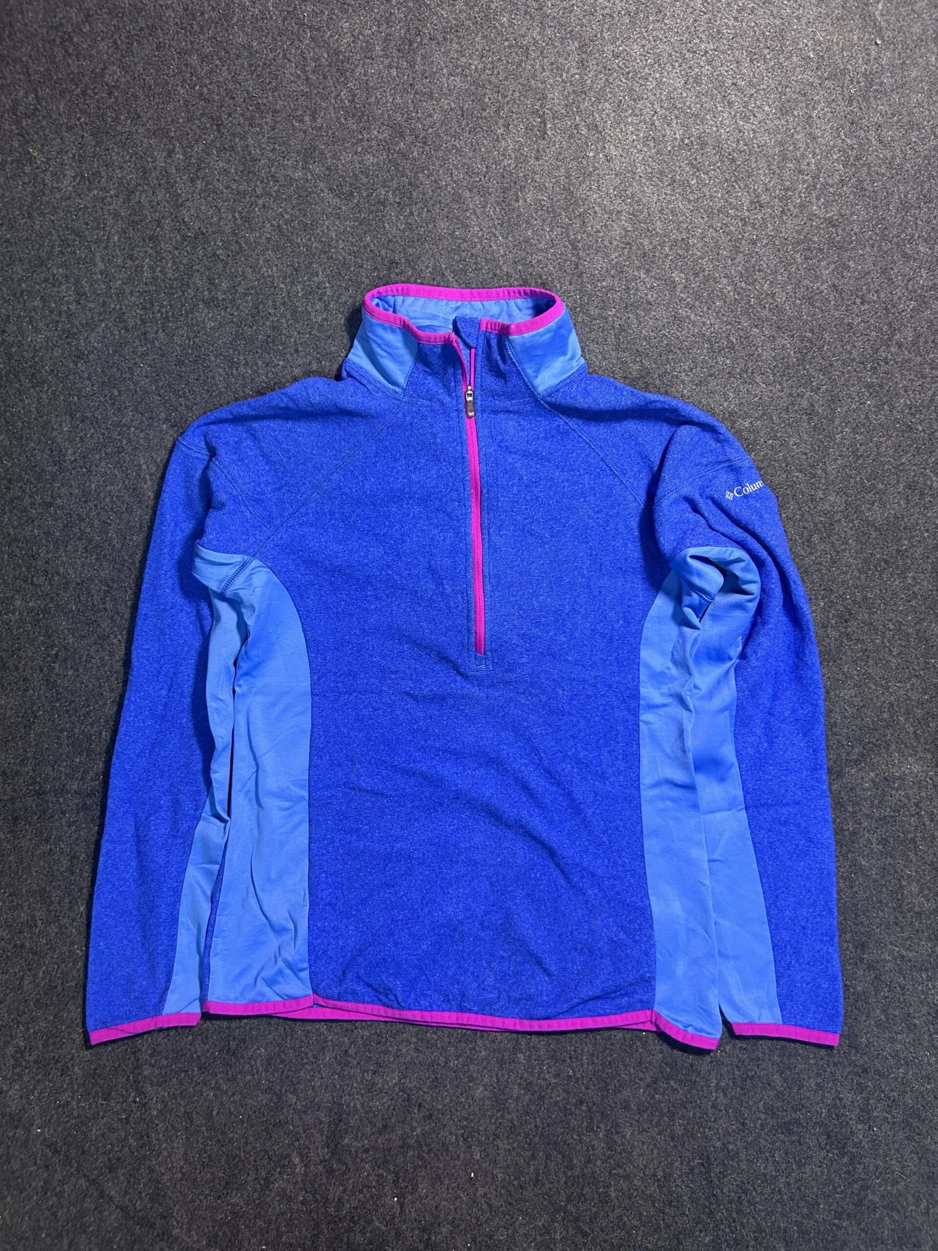 Columbia Blue Fleece Jacket front view