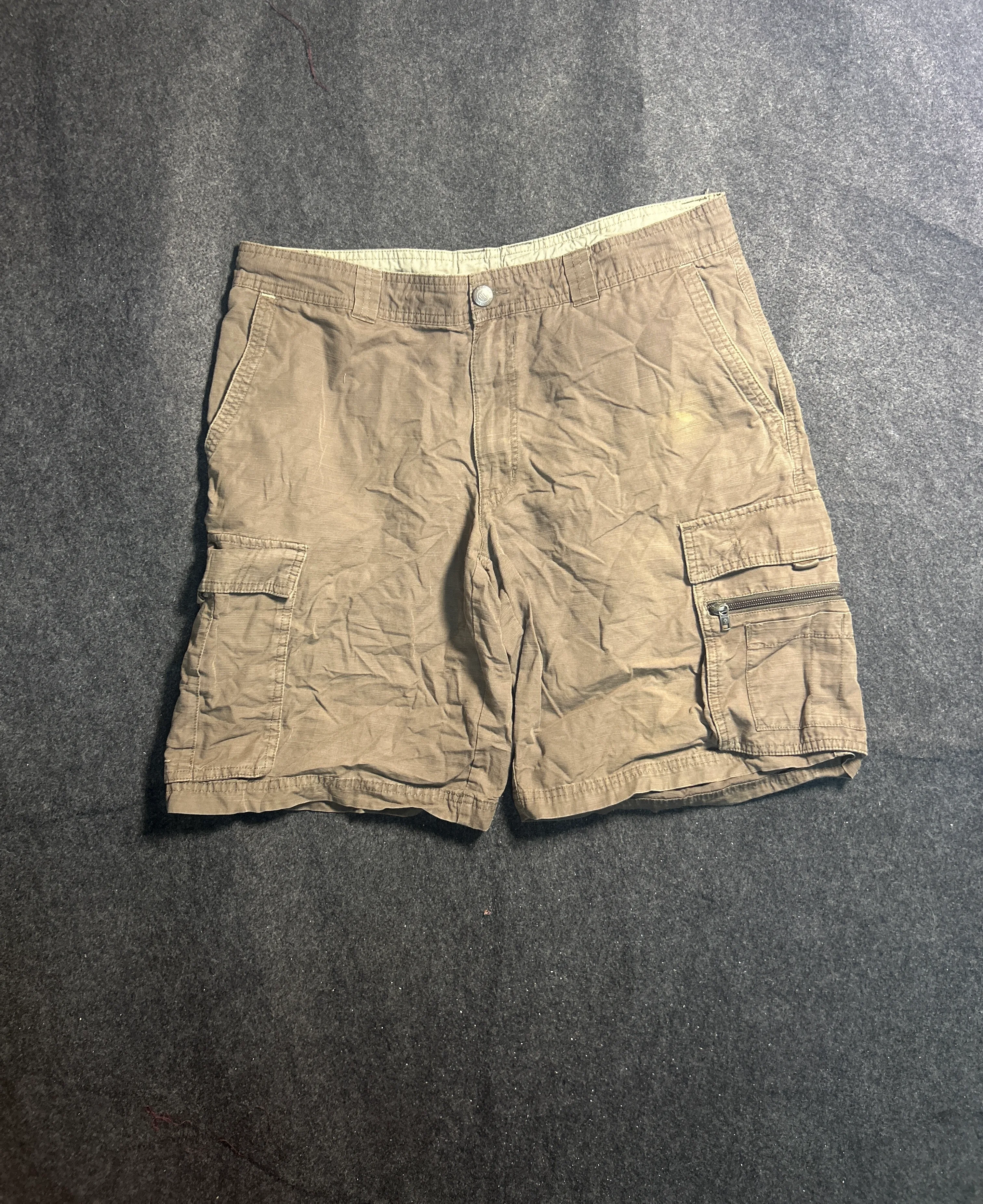 Columbia Brown Shorts front view
