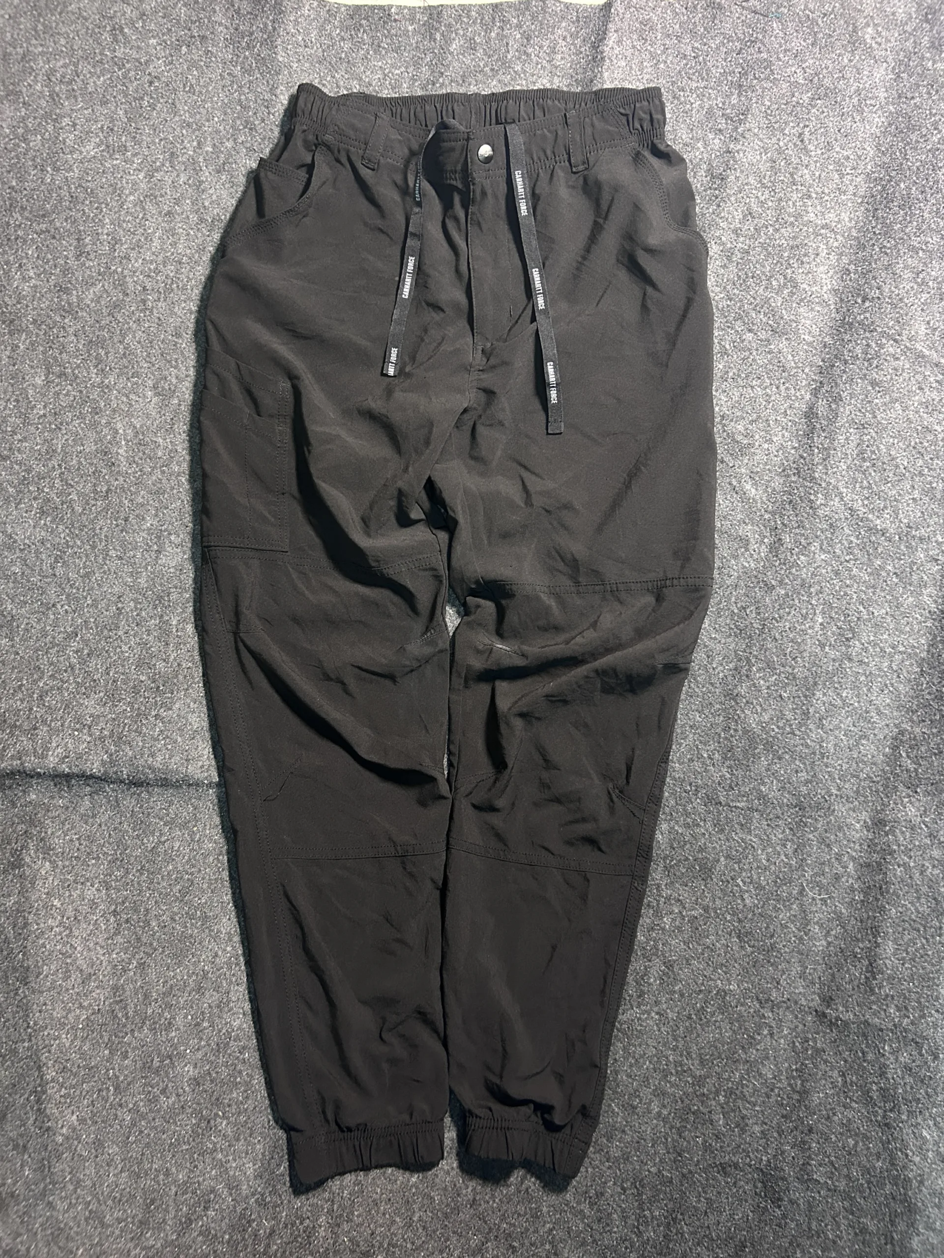 Carhartt Black Track Pants front view