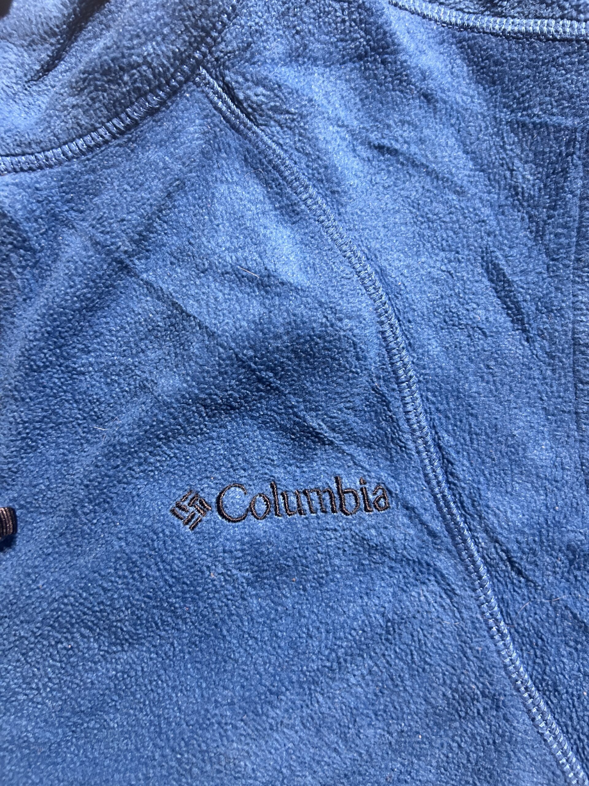 Columbia Blue Jacket detail view