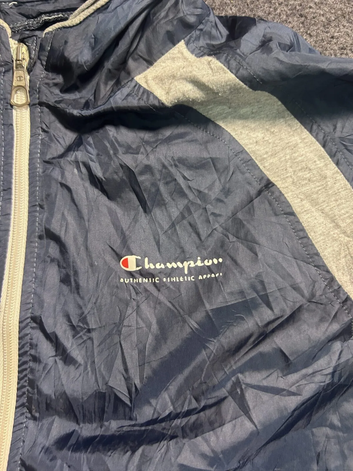 Champion Grey Windbreaker Jacket alternate view