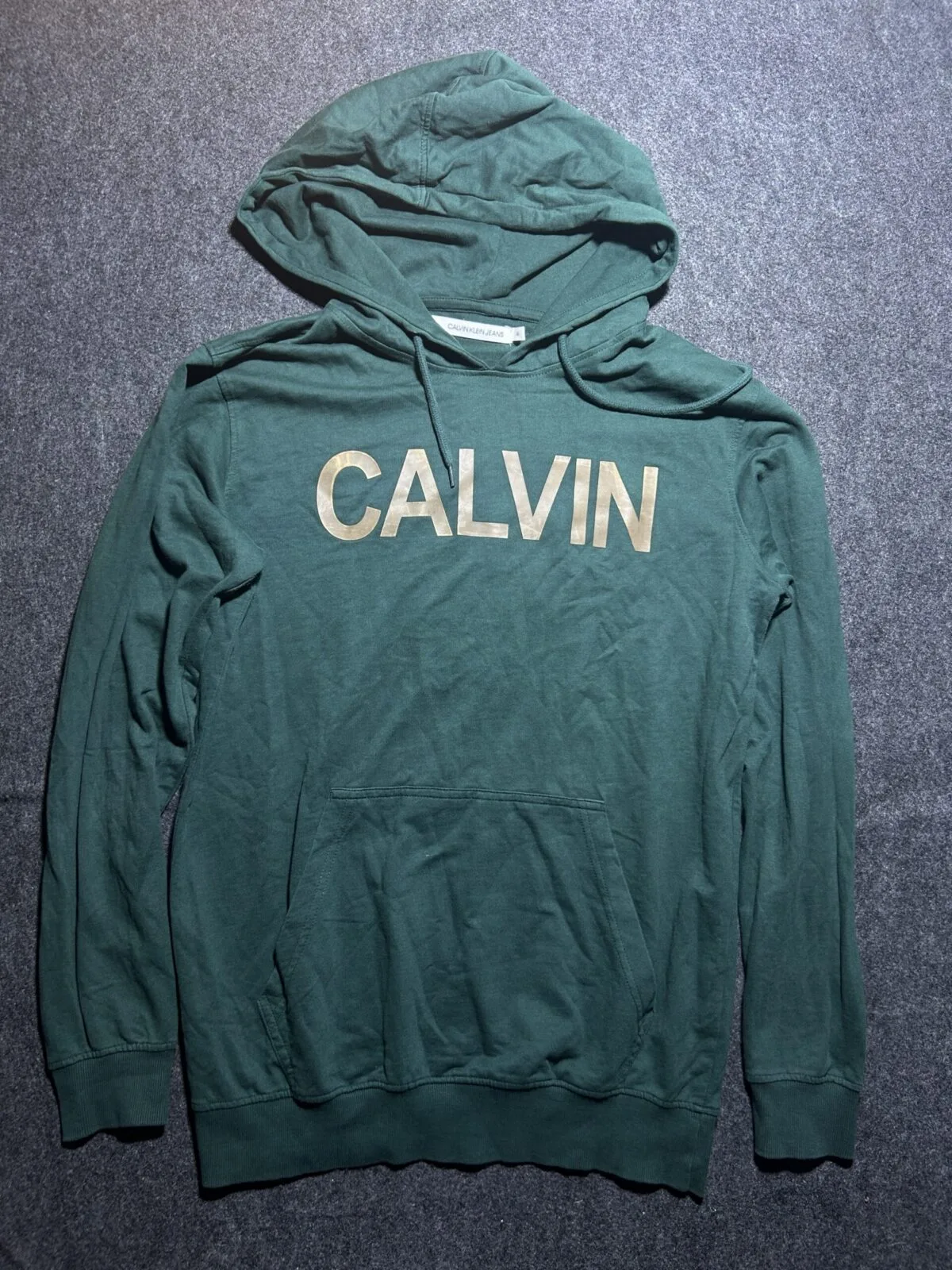 Calvin Klein Green Jeans front view