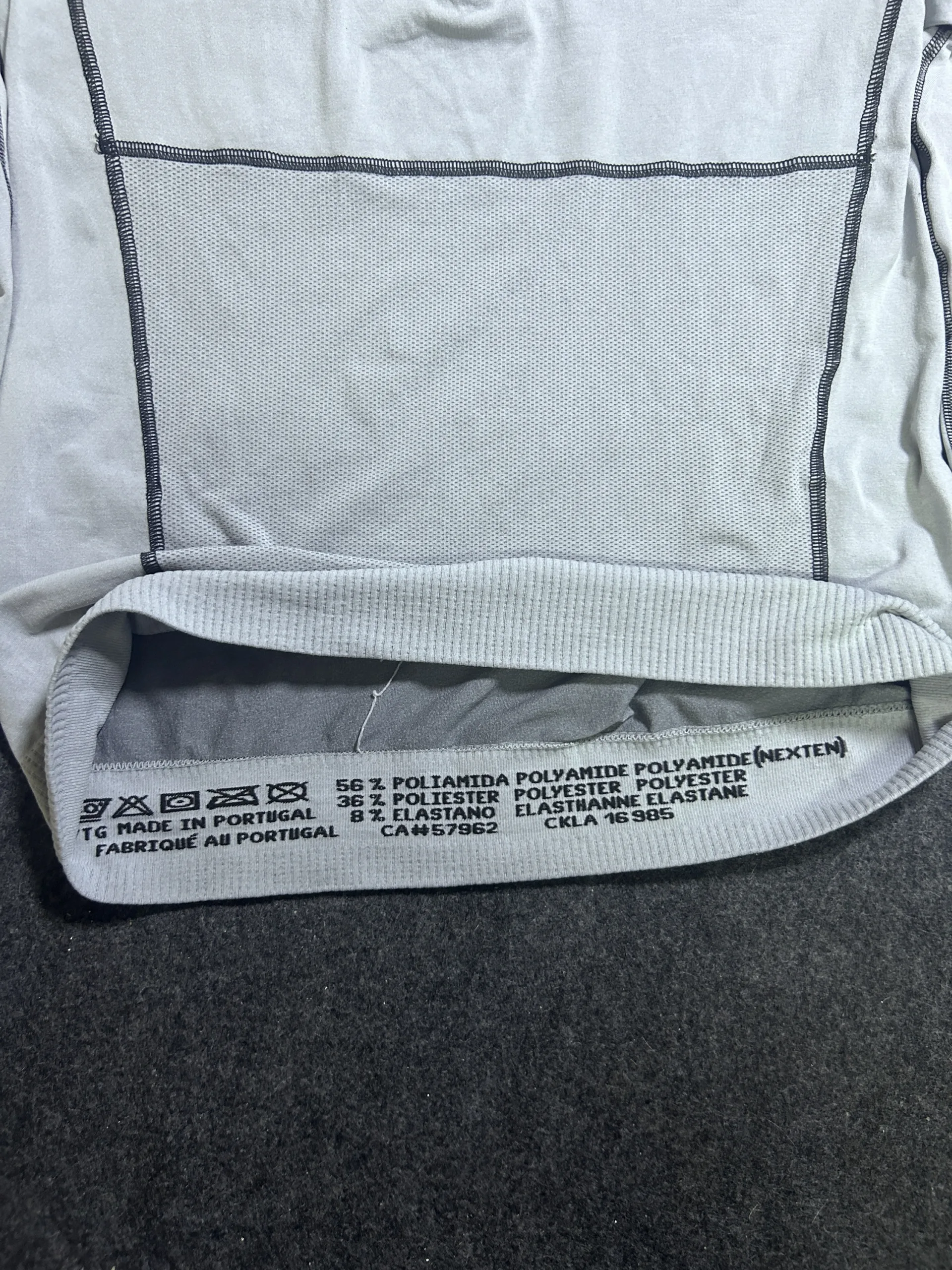 Calvin Klein Grey simple back view