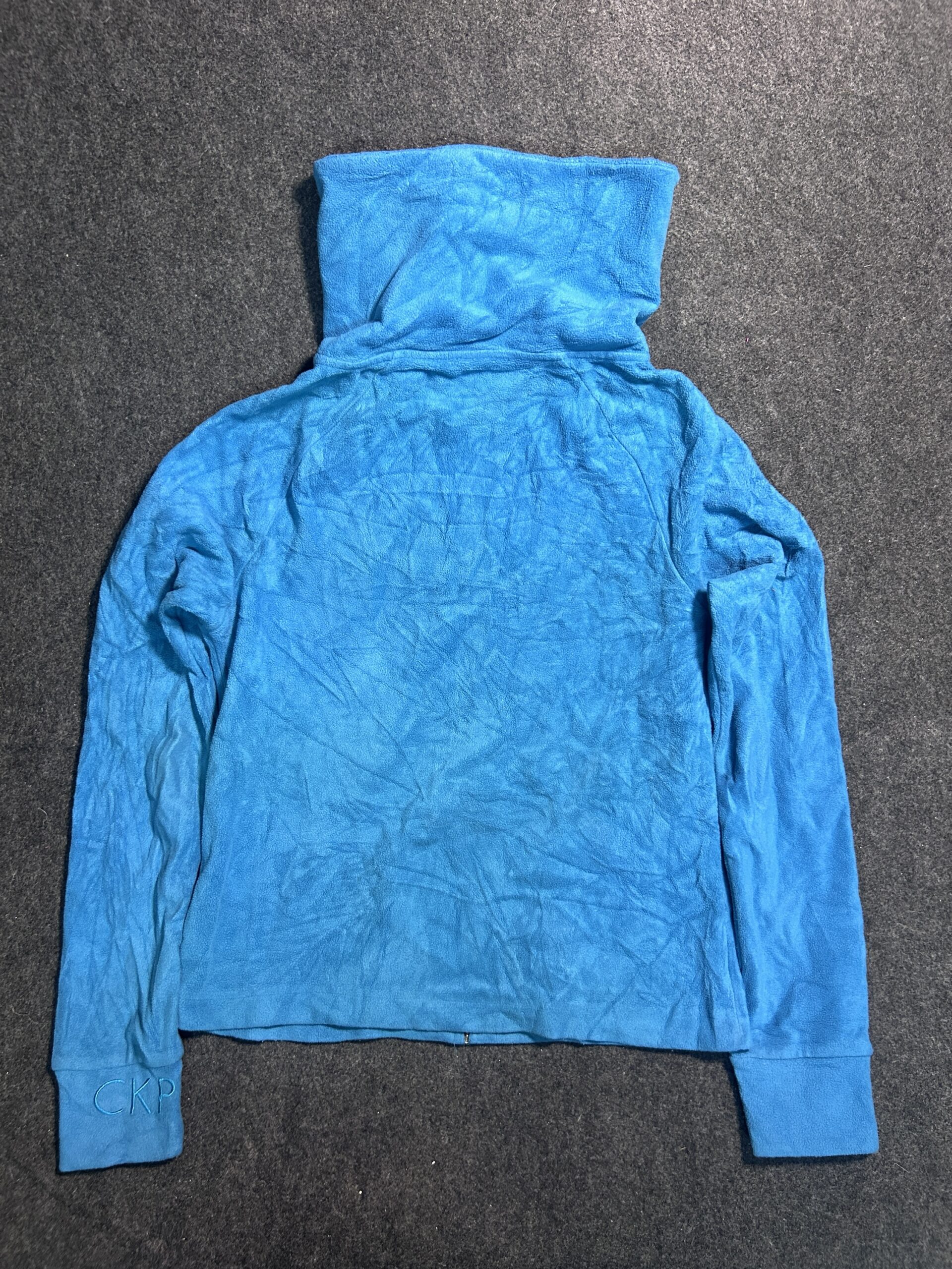 Calvin Klein Blue Fleece Jacket detail view