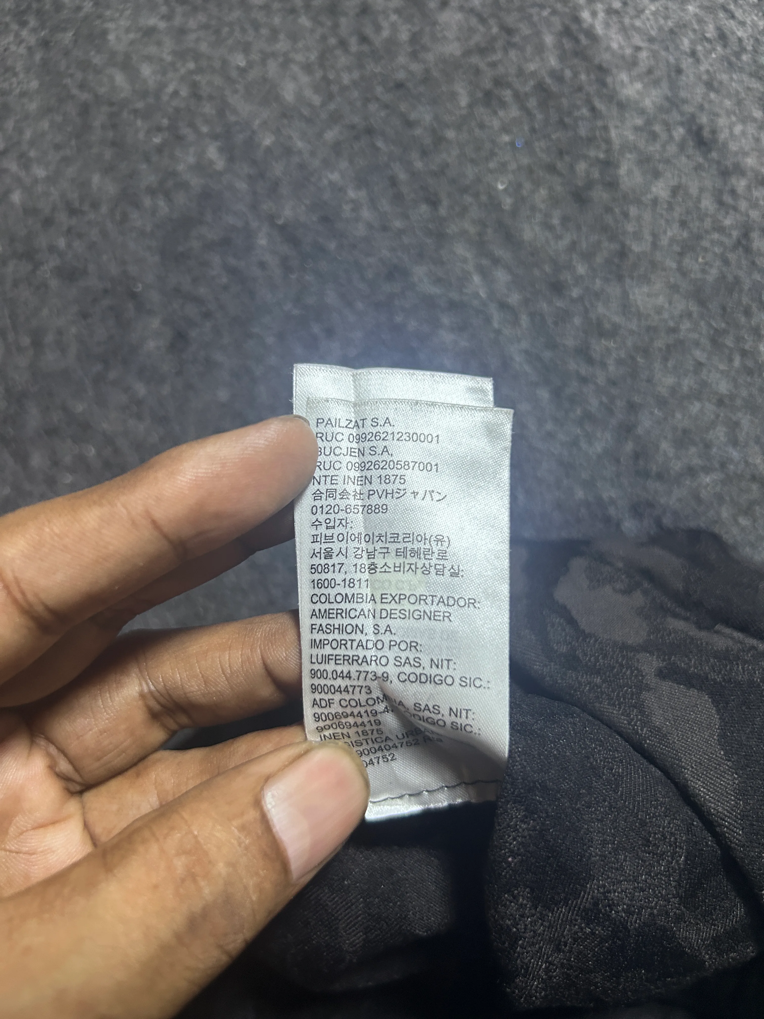Calvin Klein Black Clothing detail view