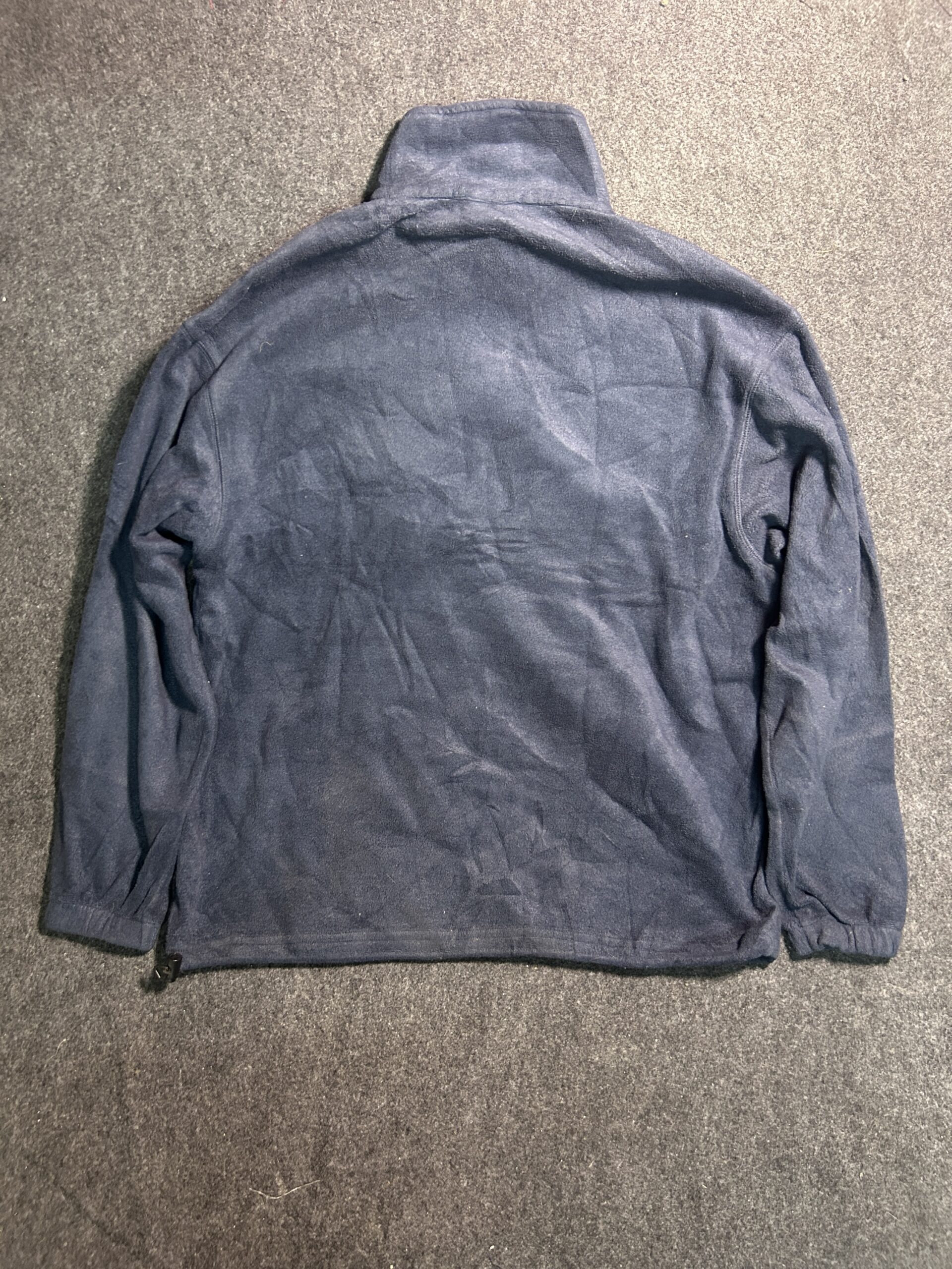 Columbia Navy Sweater detail view