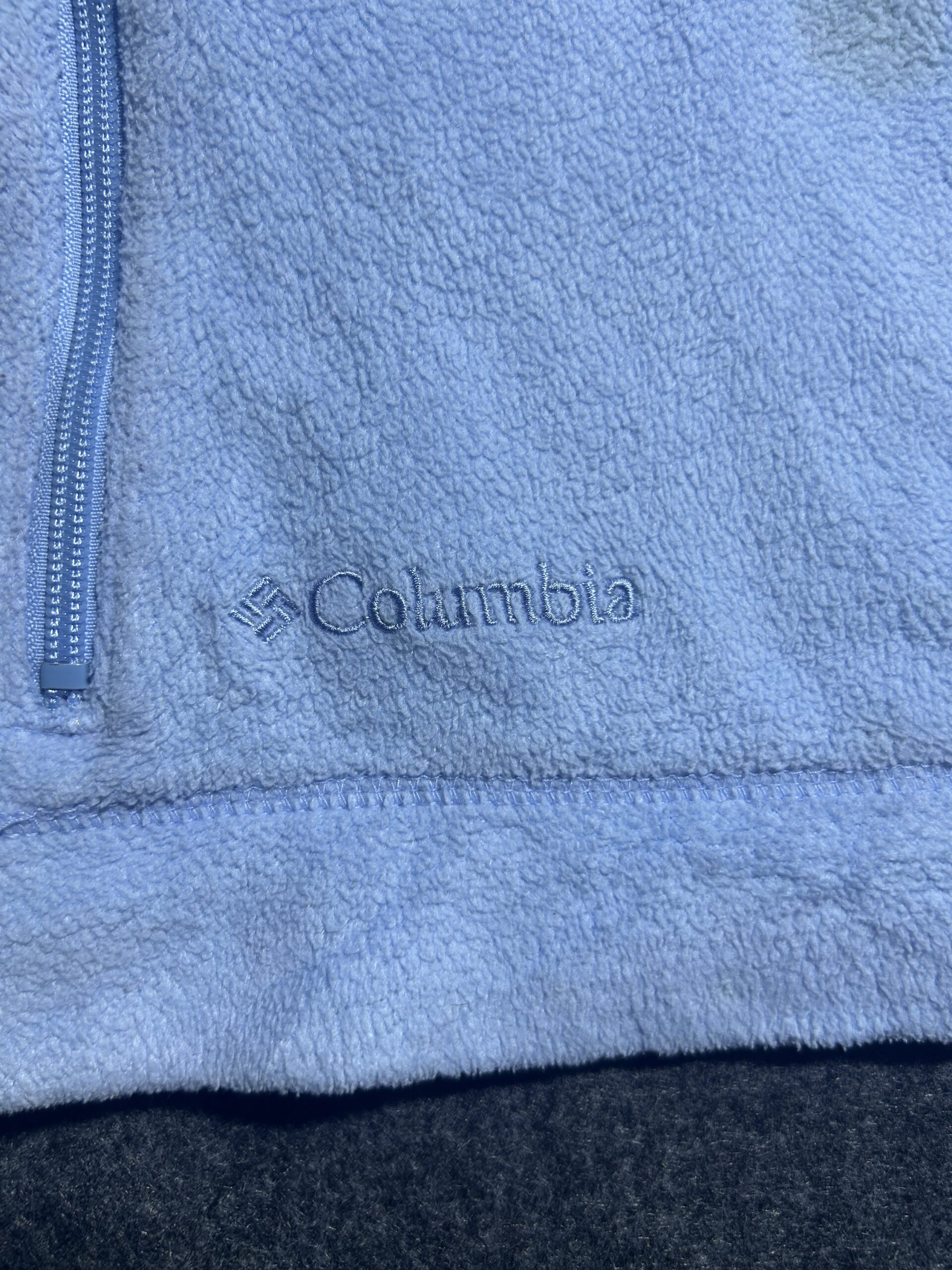 Columbia Blue Jacket detail view