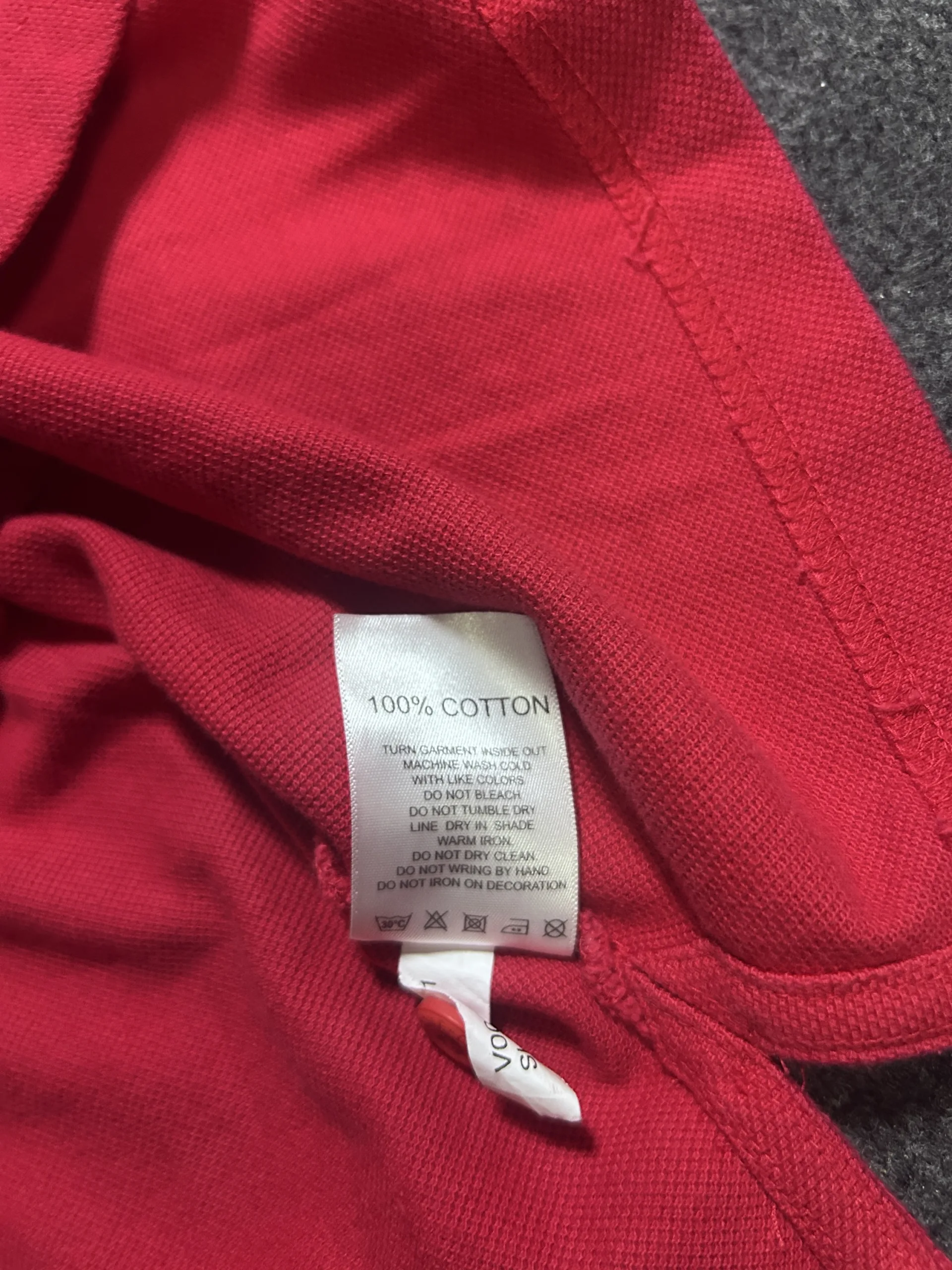 Red T-Shirt back view