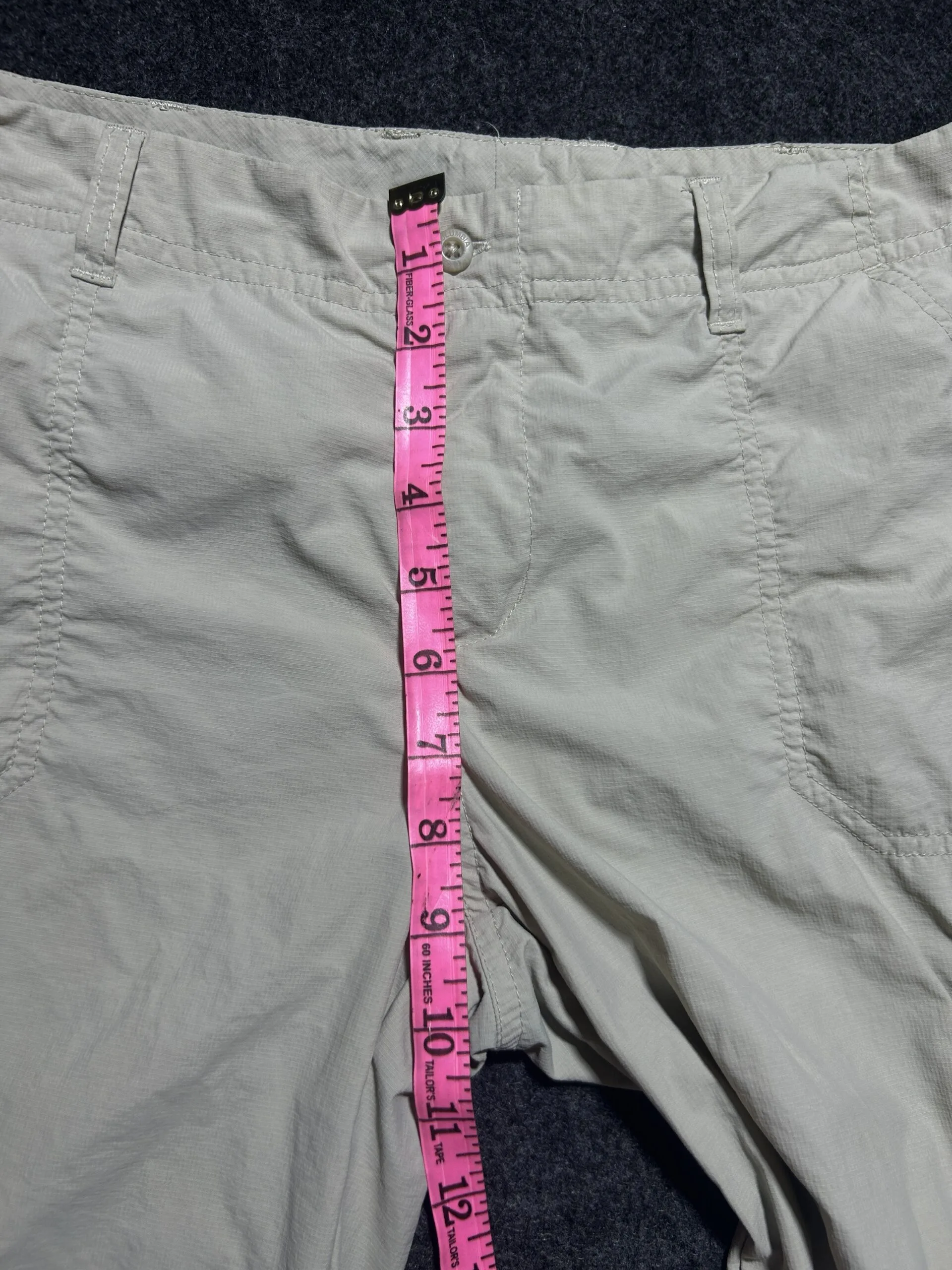 Columbia PFG Beige Cargo Pants back view