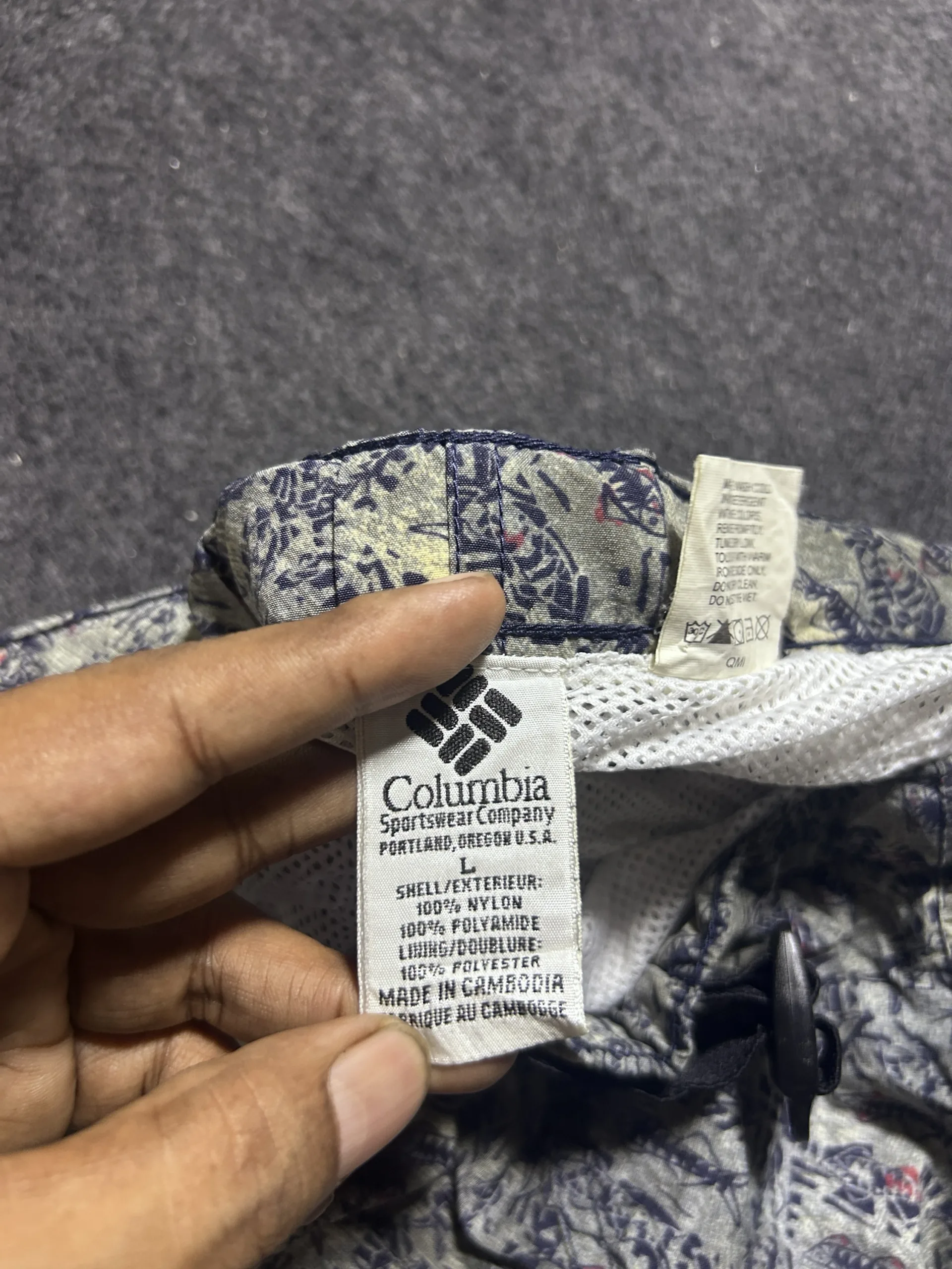 Columbia Shorts back view