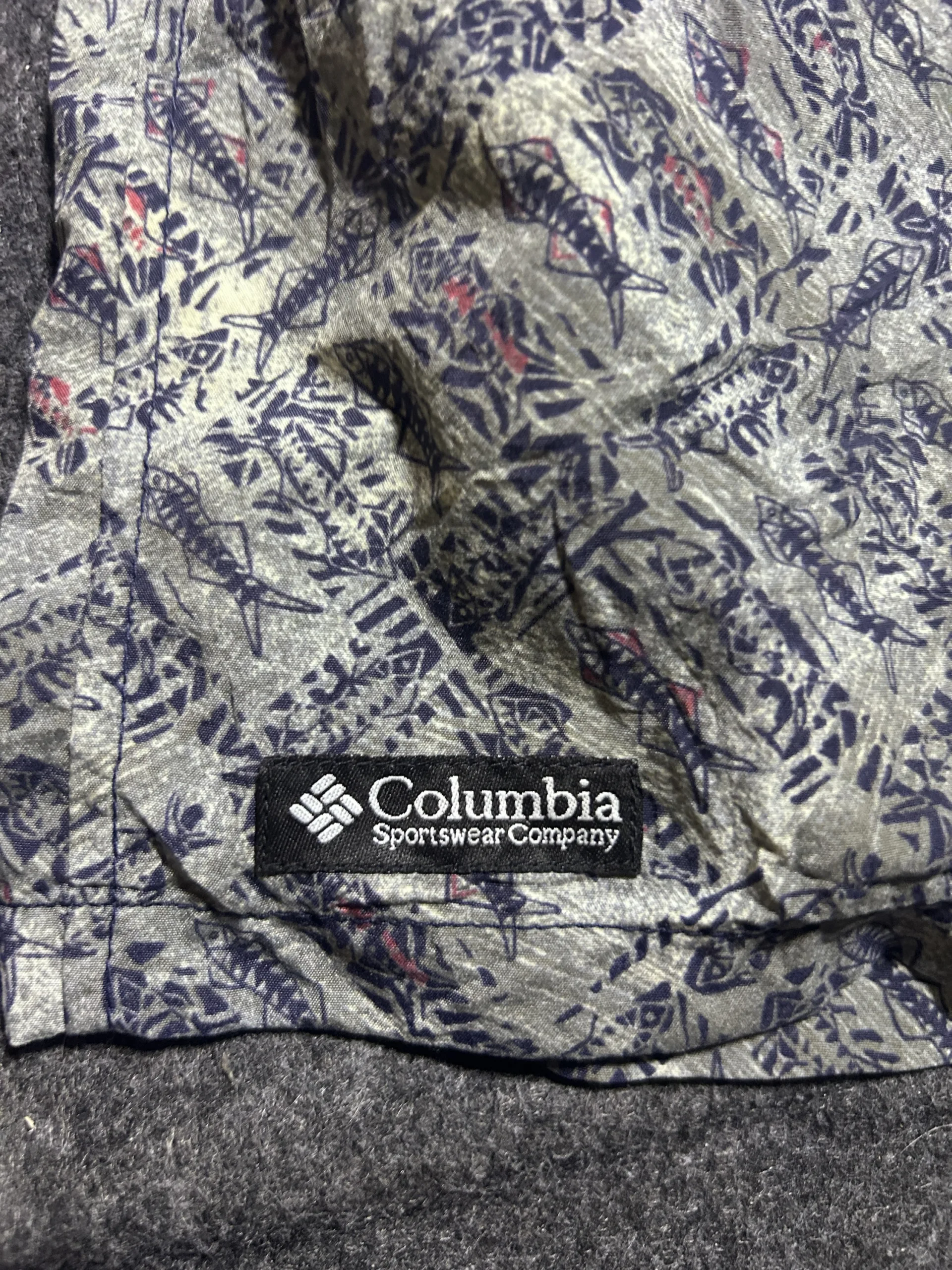 Columbia Shorts detail view