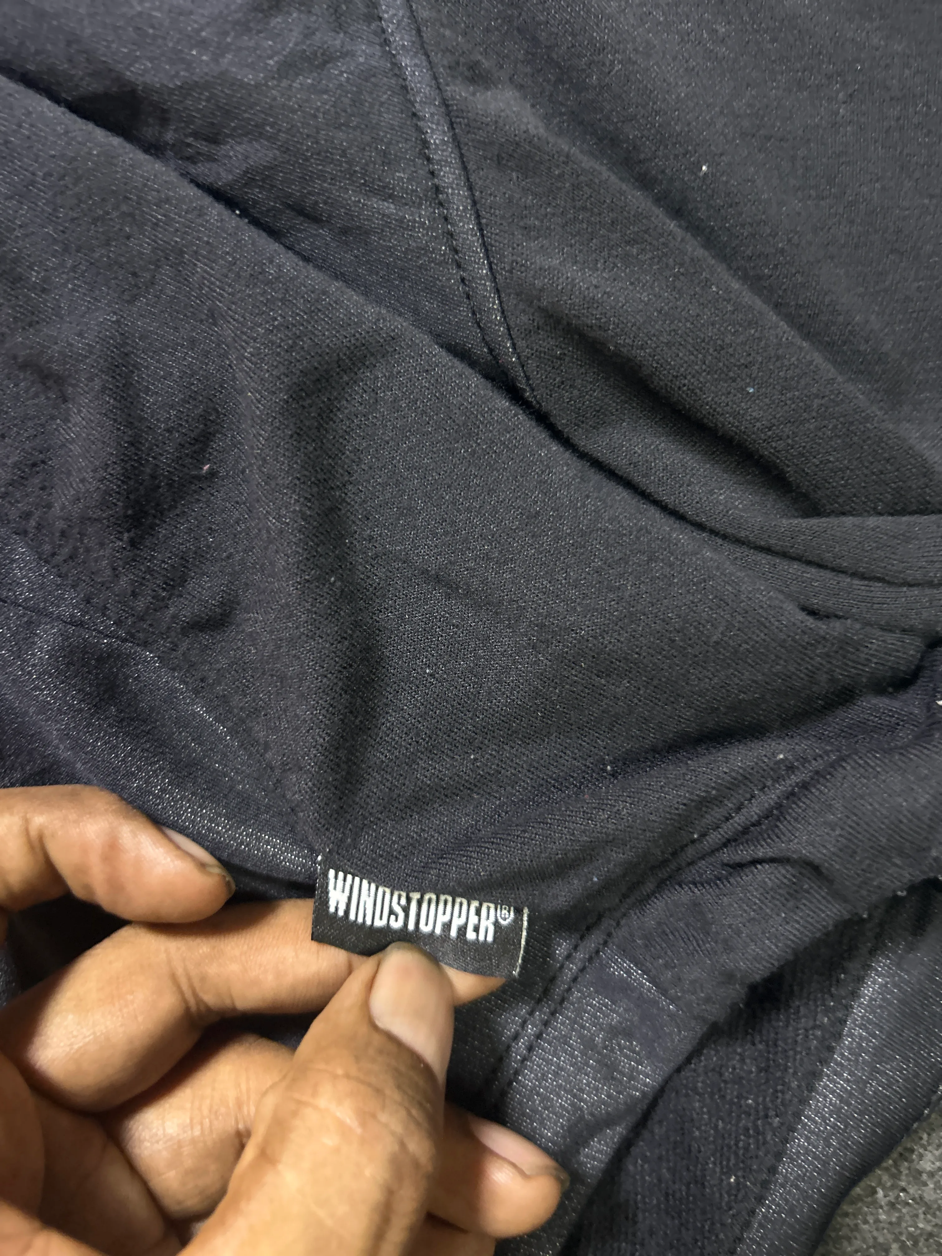 Columbia Black Softshell Jacket back view