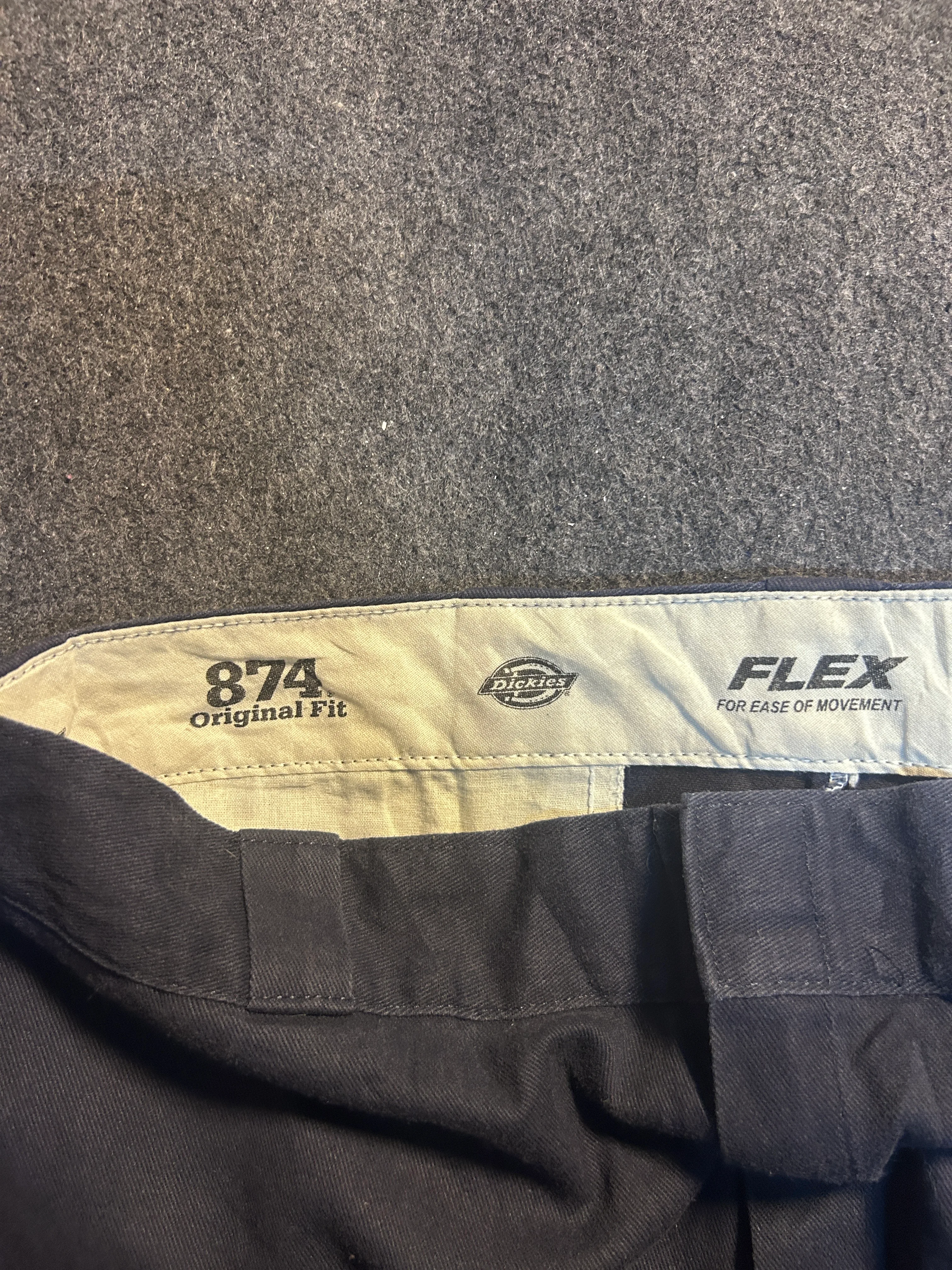 Dickies Navy Trousers back view