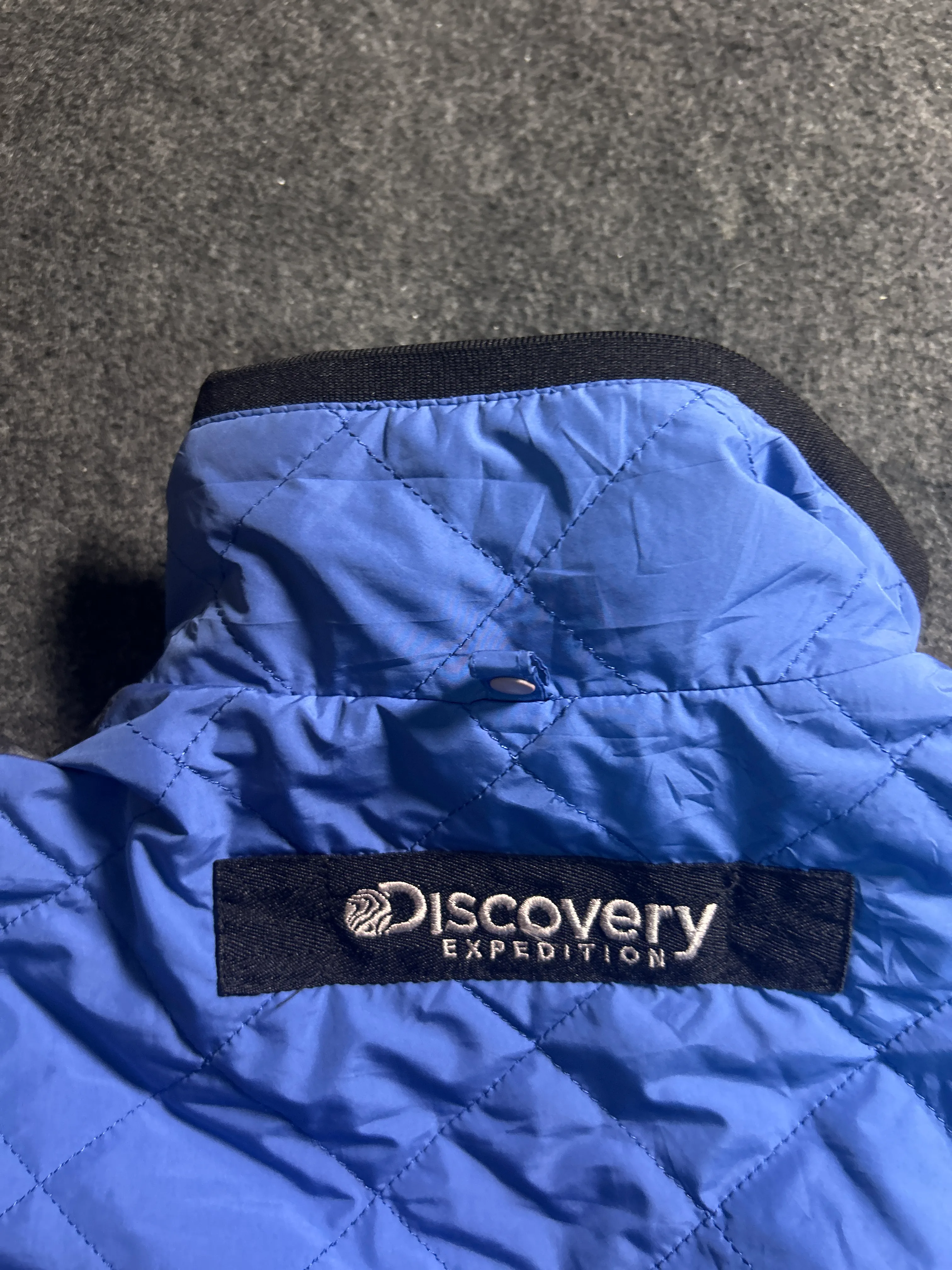 Blue Jacket back view