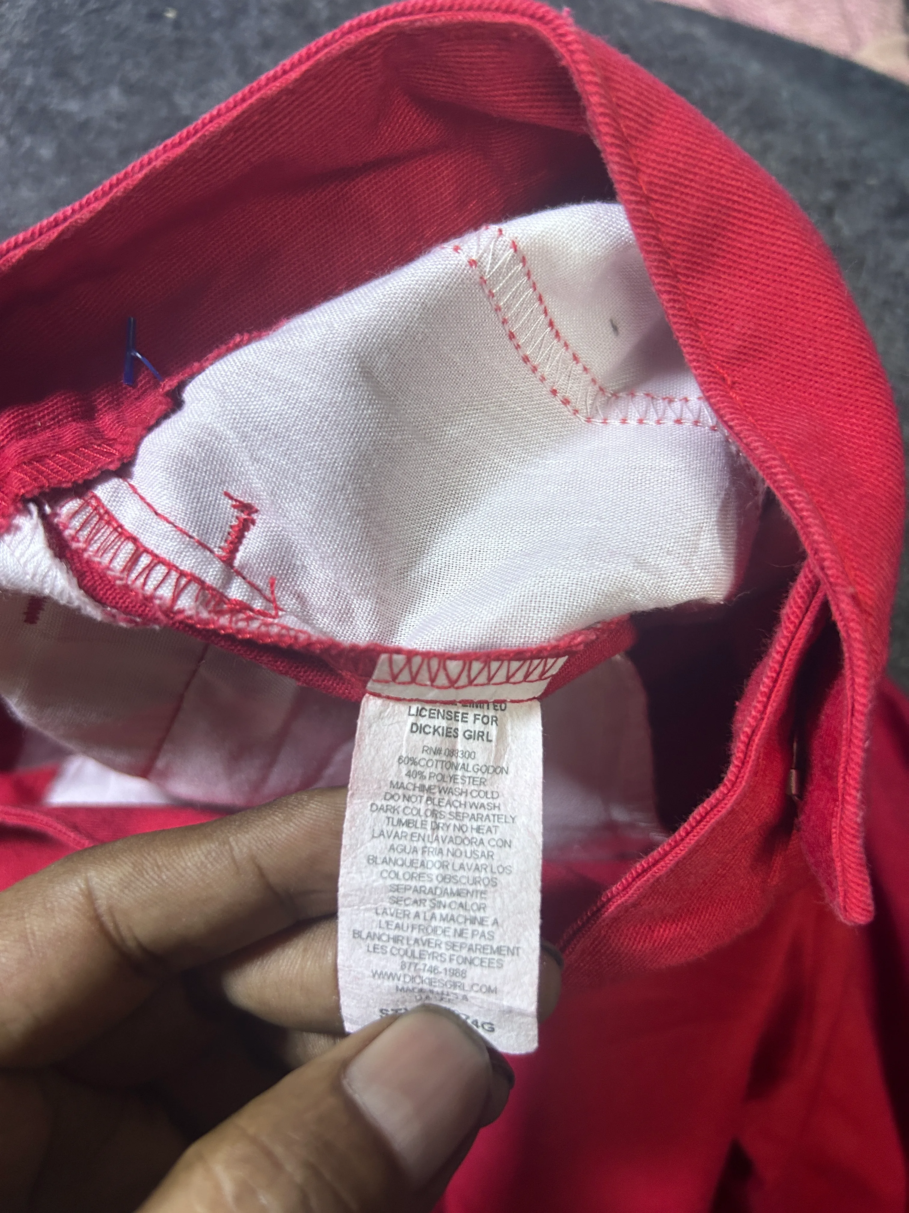 Dickies Red Trousers alternate view