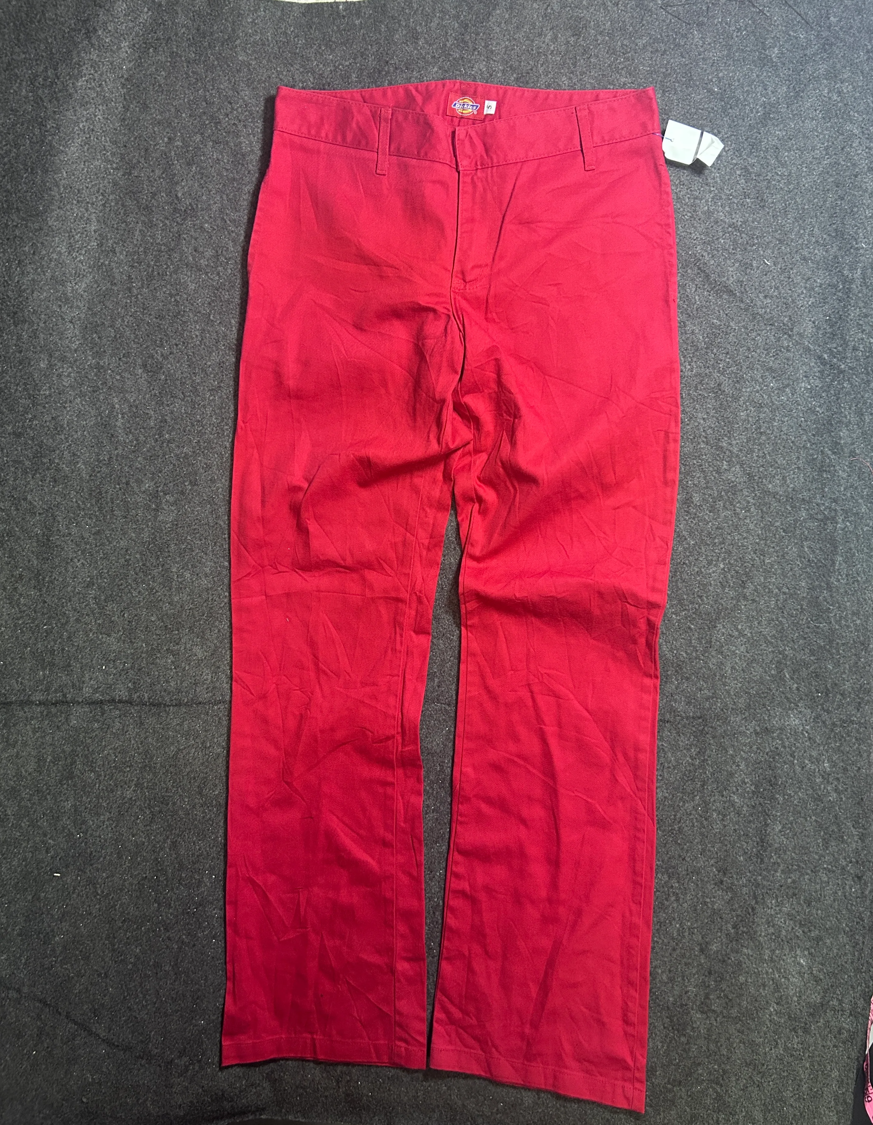 Dickies Red Trousers front view
