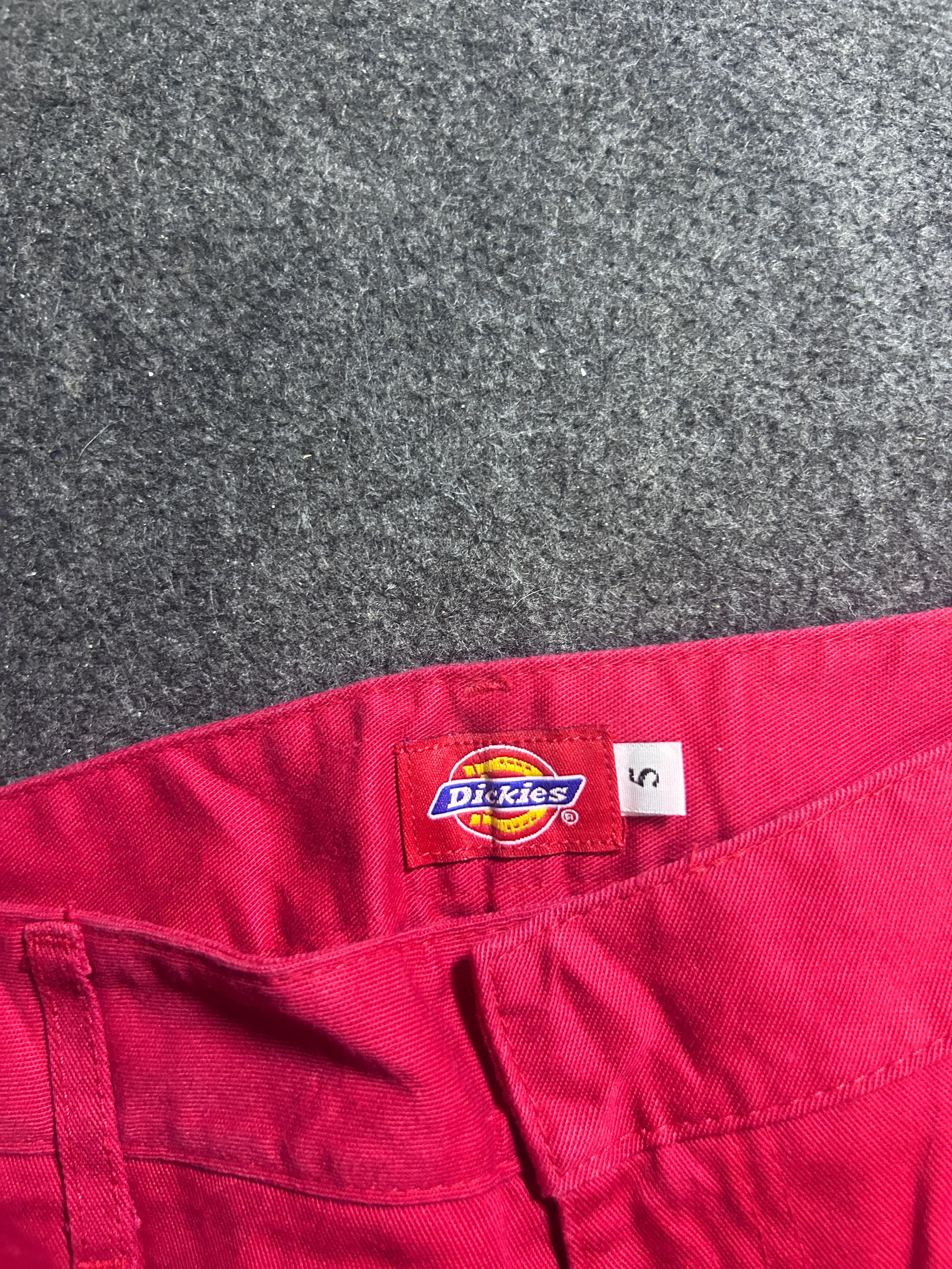 Dickies Red Trousers back view