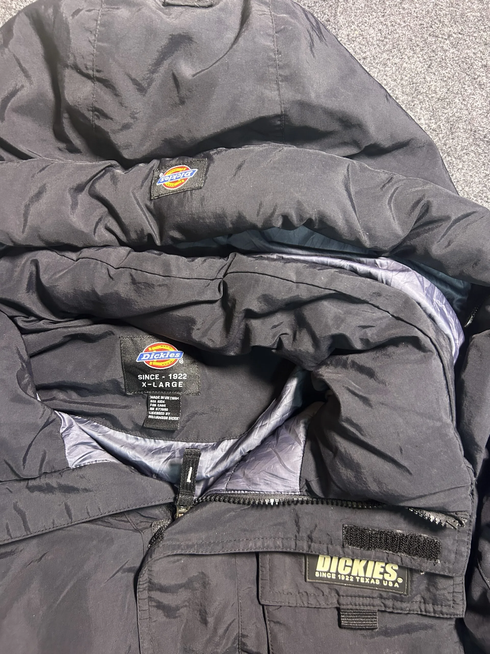 Dickies Black Jacket back view