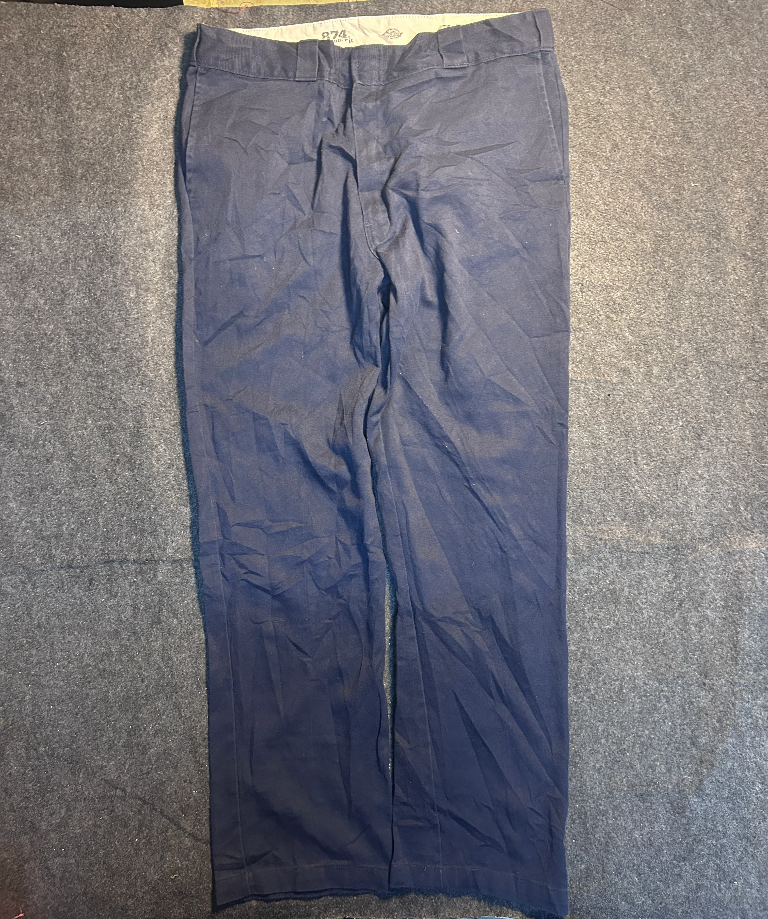 Dickies Navy Cargo Pants front view