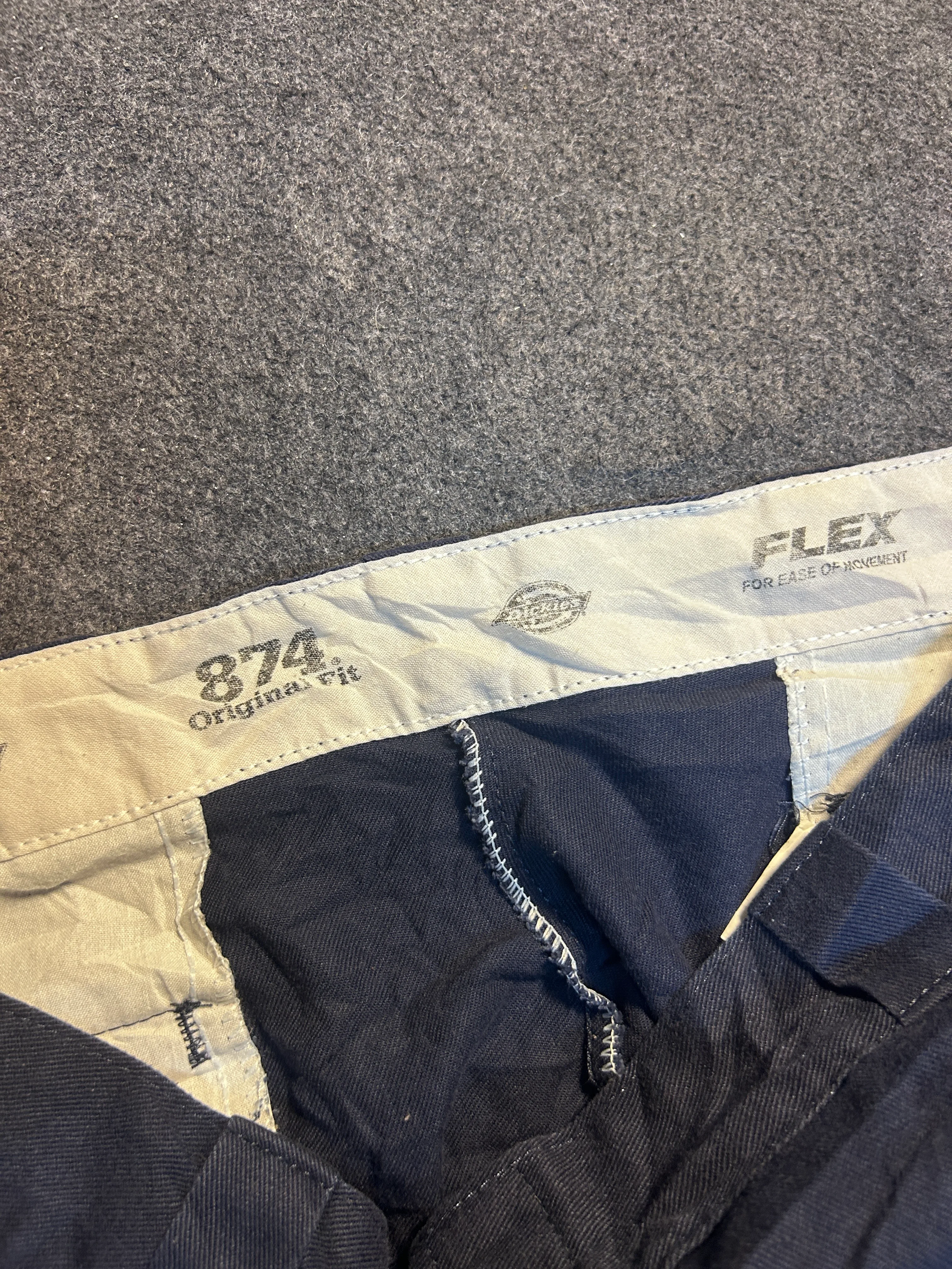 Dickies Navy Cargo Pants back view