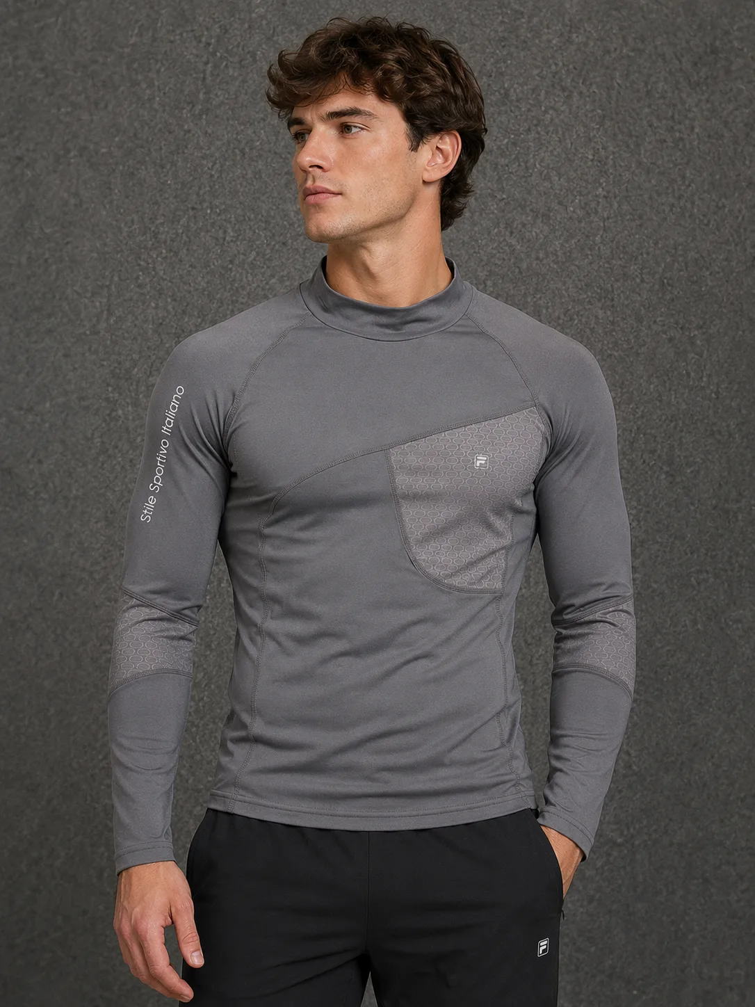 Grey simple front view