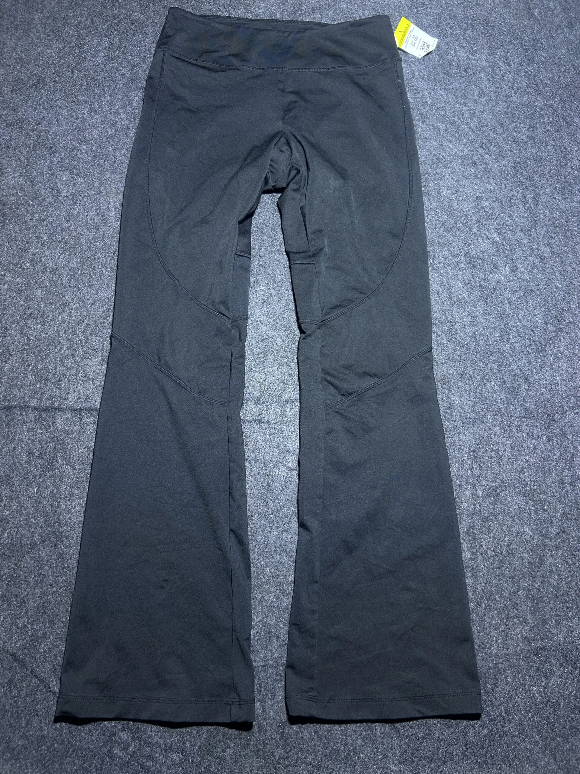 FILA Black Track Pants front view