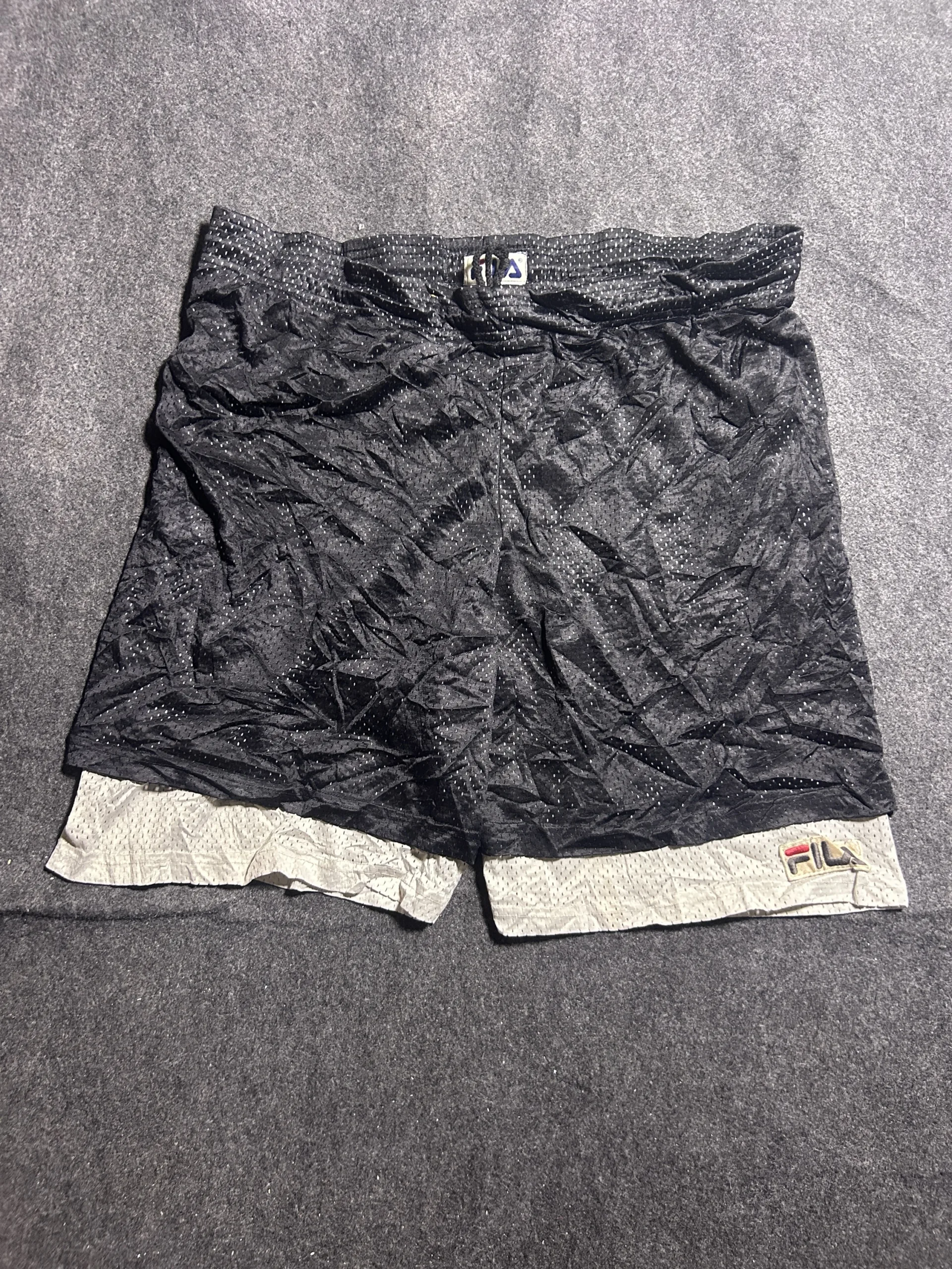 FILA Black Shorts front view