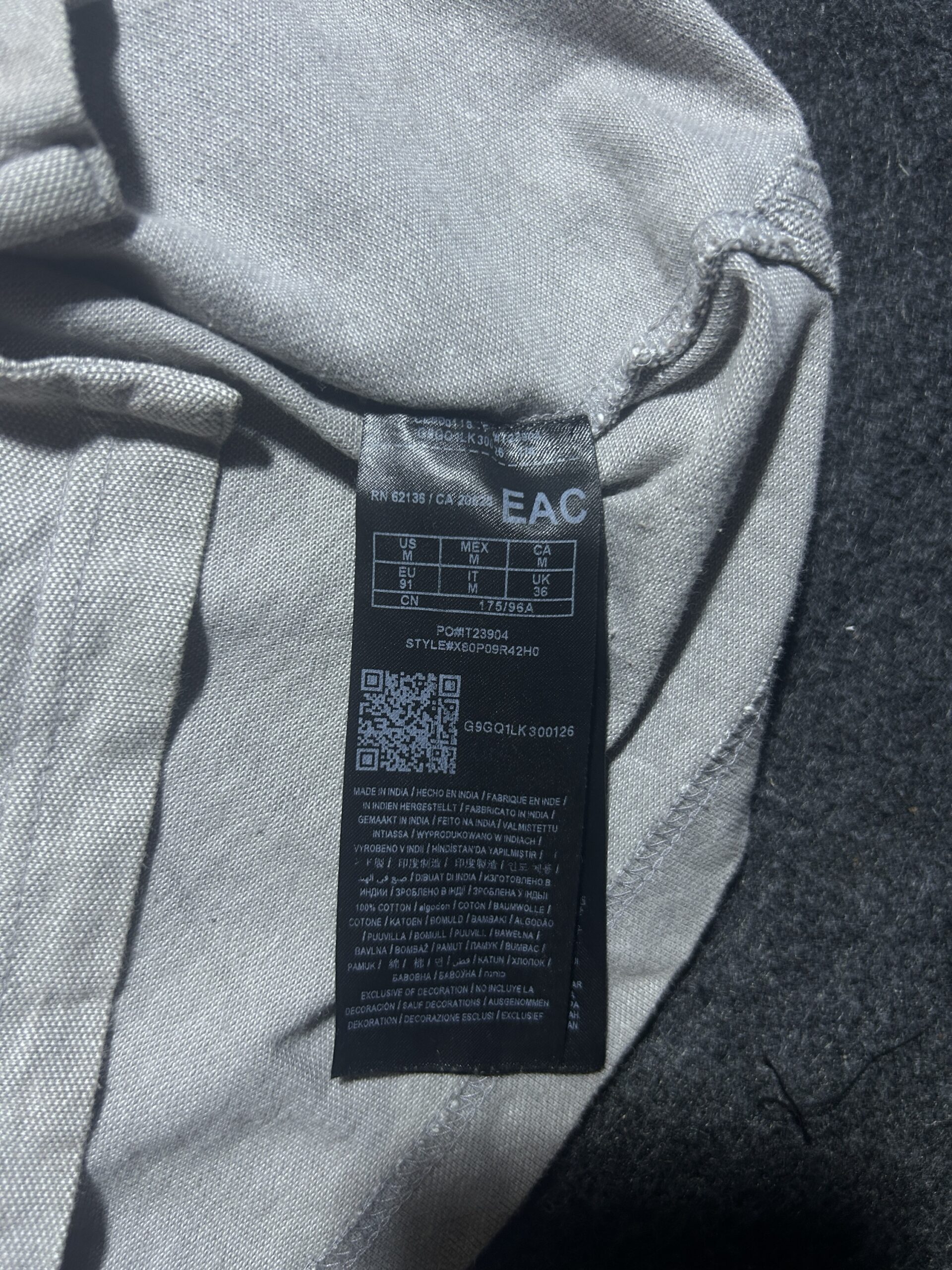 Grey T-Shirt detail view