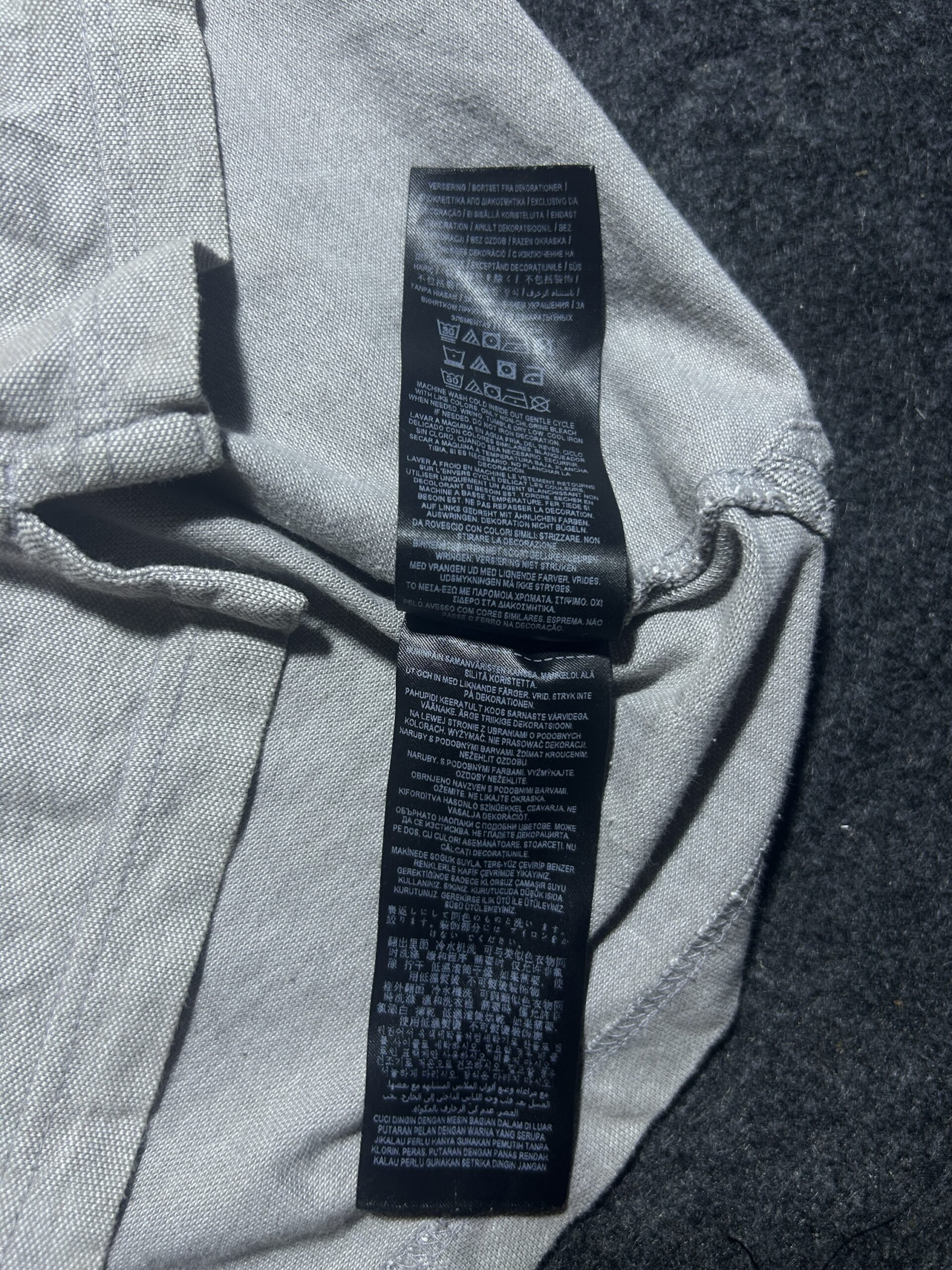 Grey T-Shirt back view