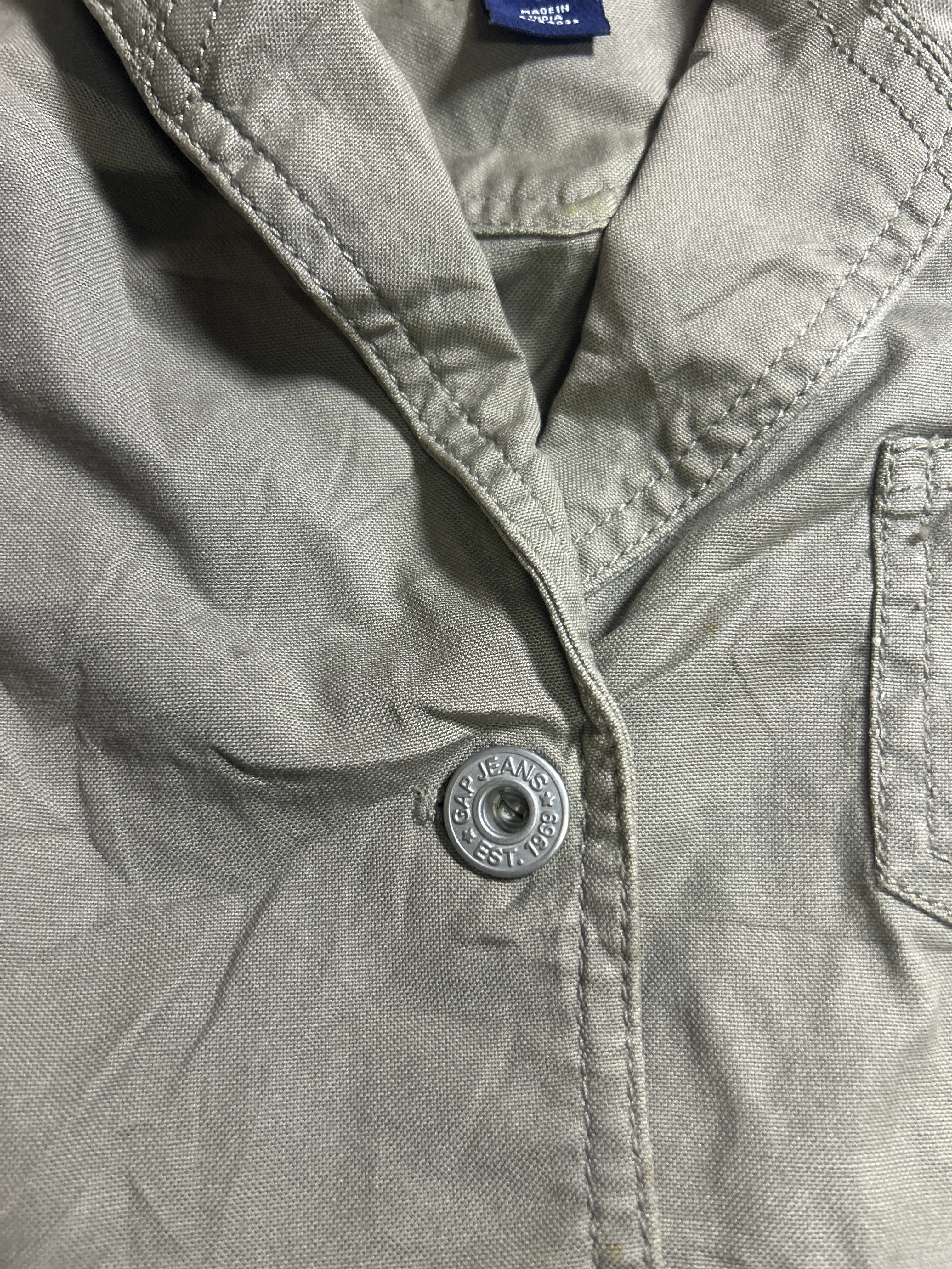 GAP Khaki Jacket back view