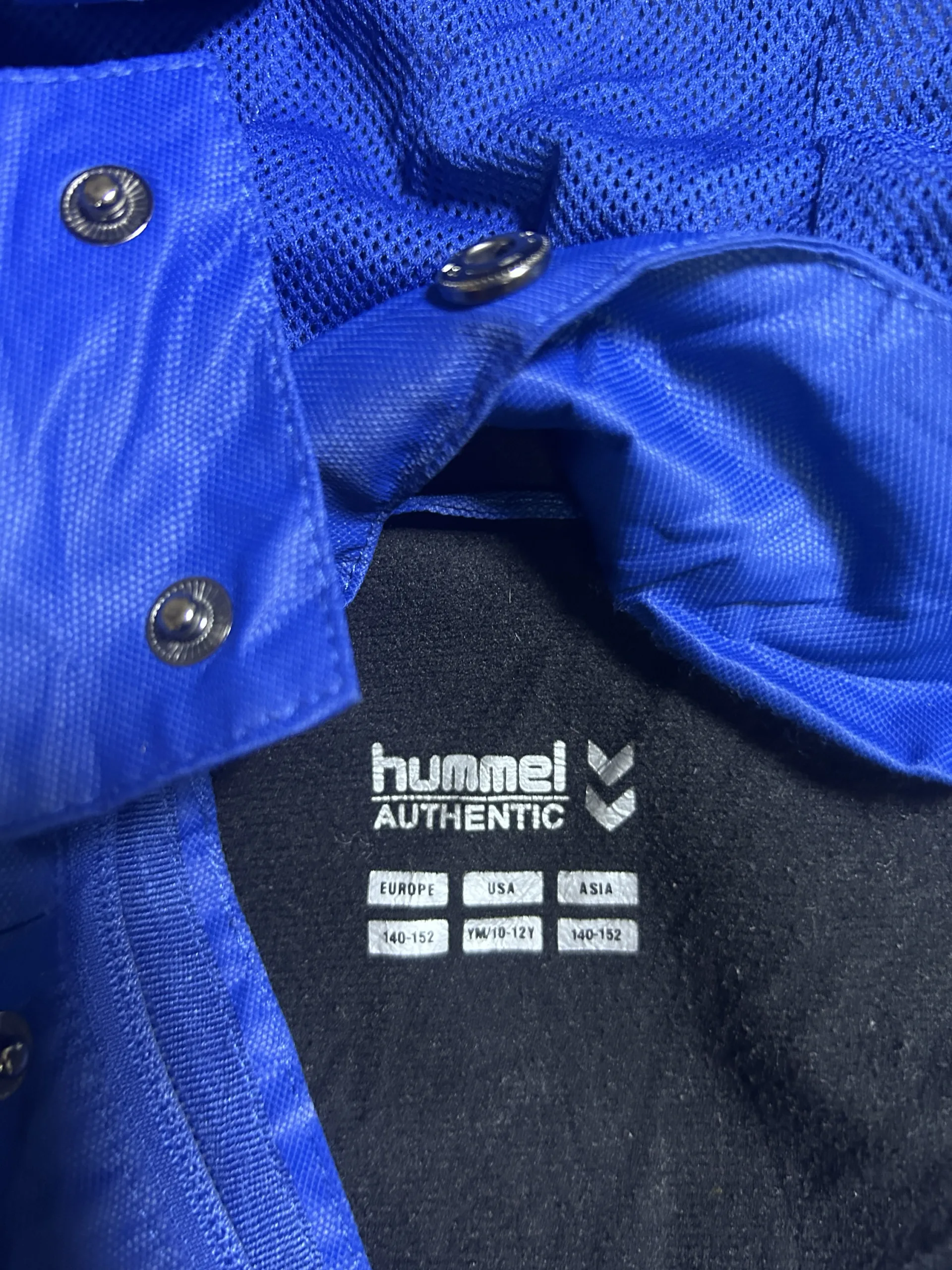 Blue Jacket back view
