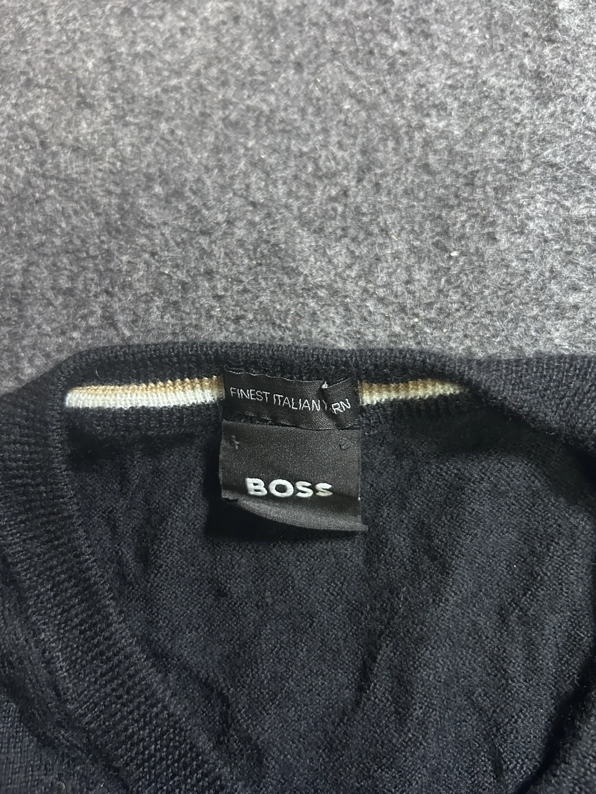 Hugo Boss Black Sweater detail view