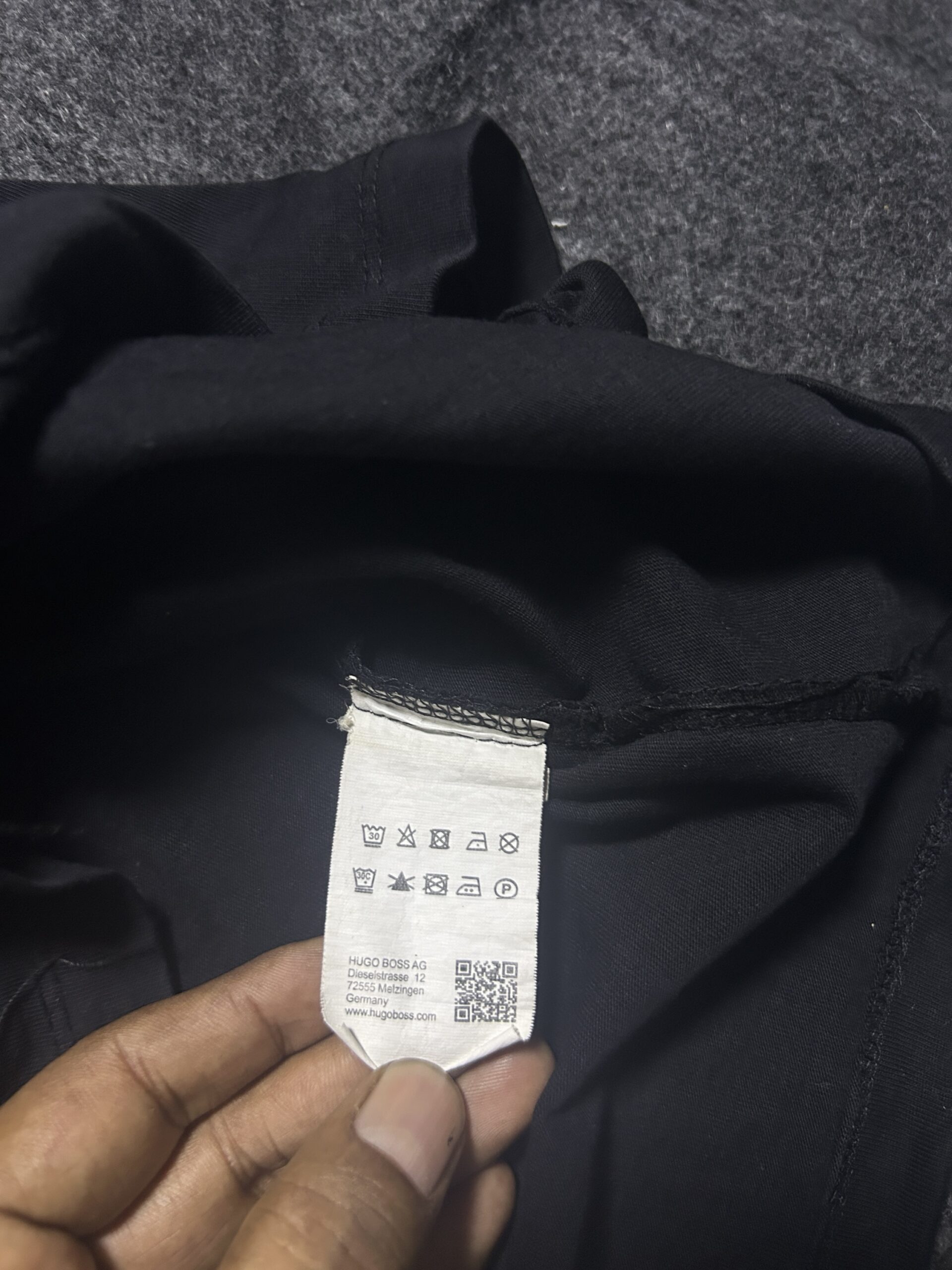 Hugo Boss Black T-Shirt back view