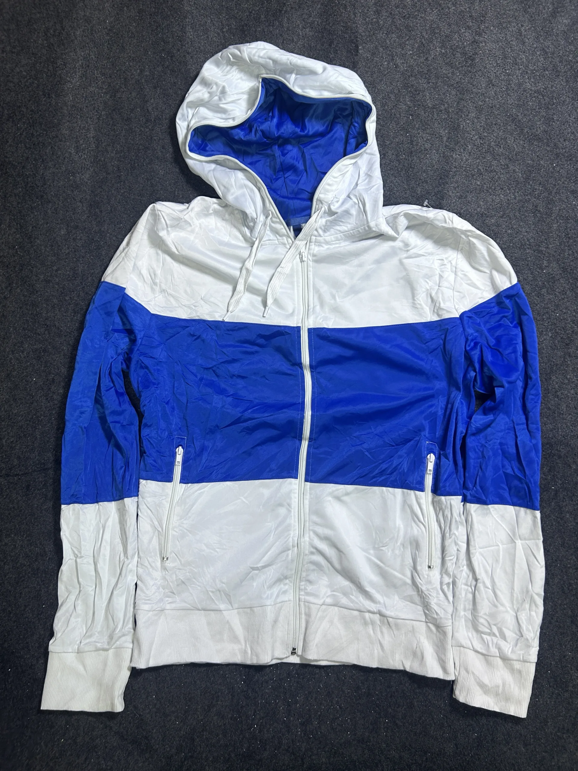 White Track Jacket front view
