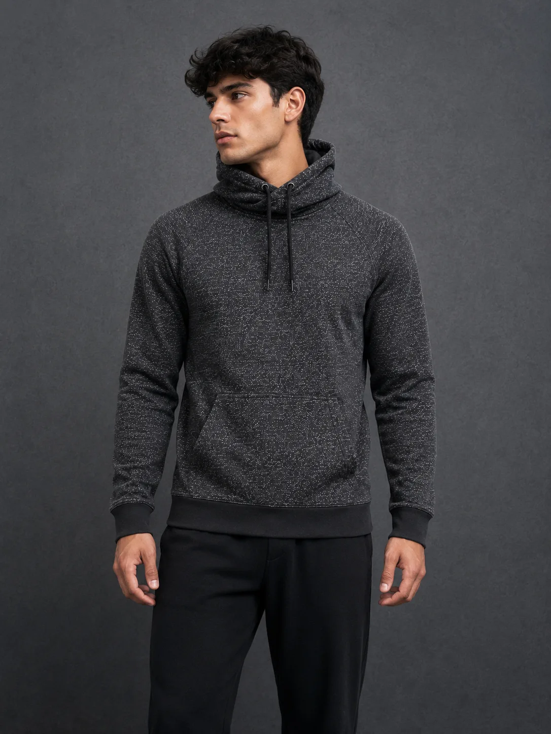 Black Hoodie front view
