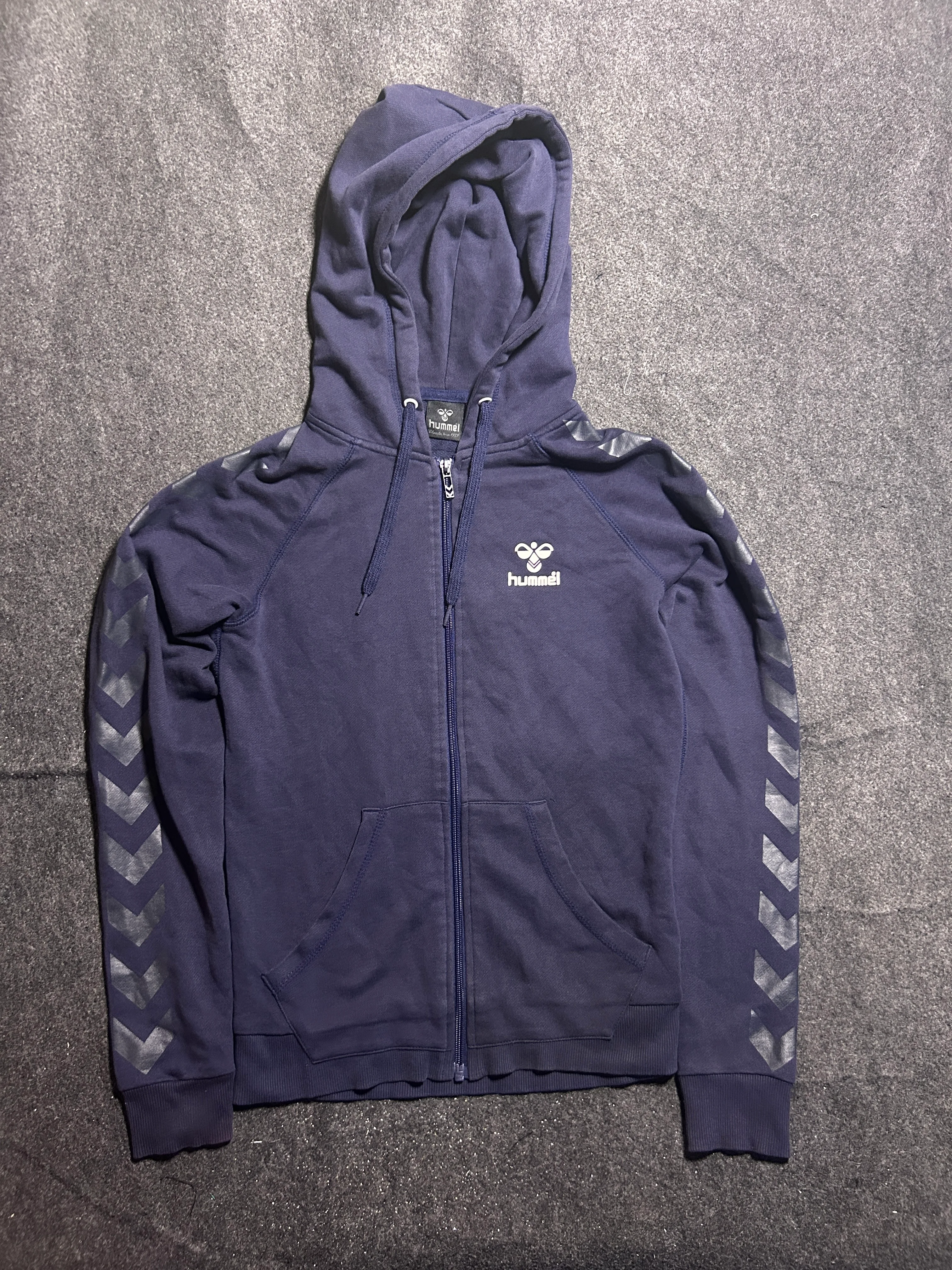 Navy Track Jacket front view