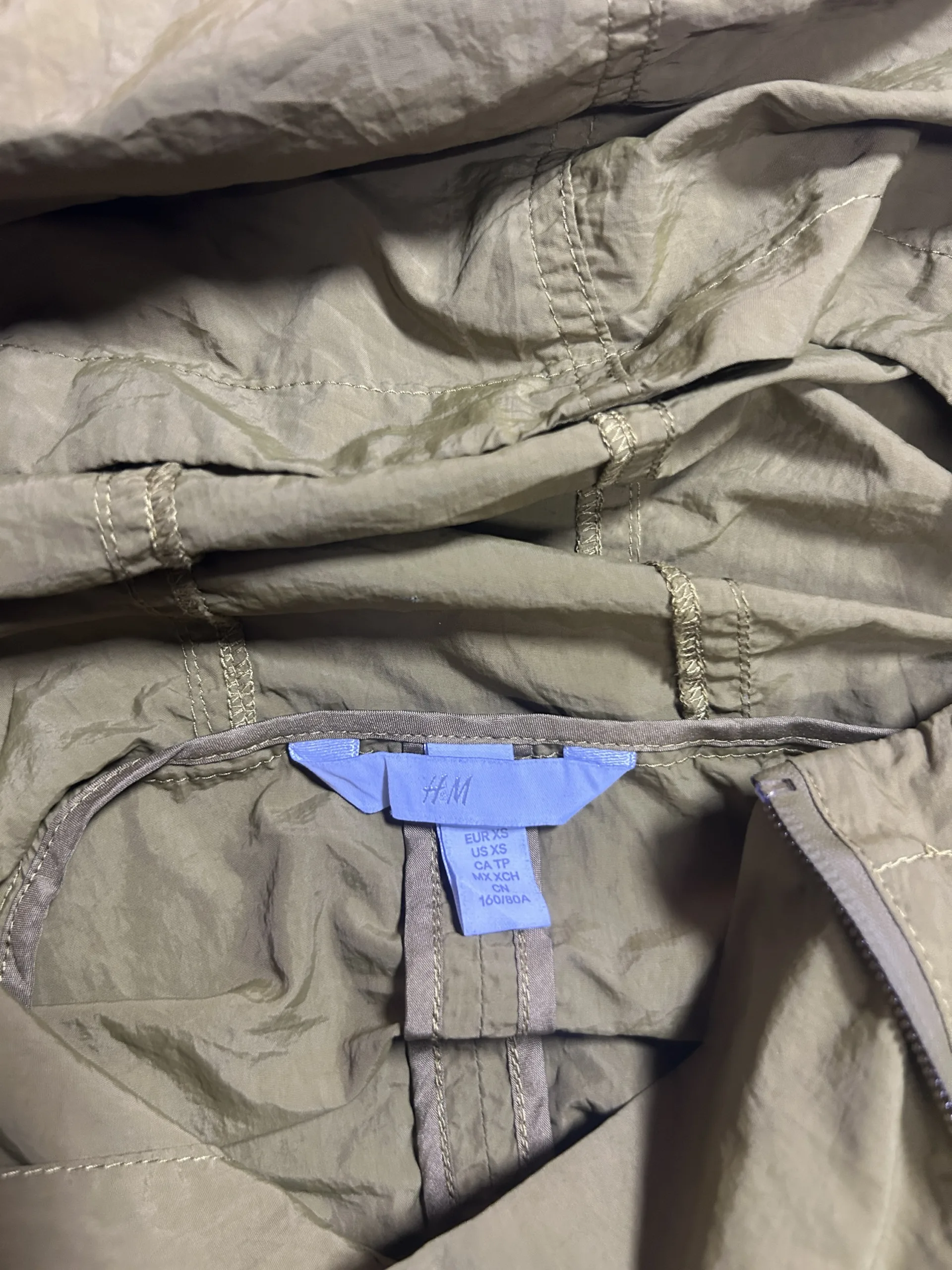 Green Jacket back view